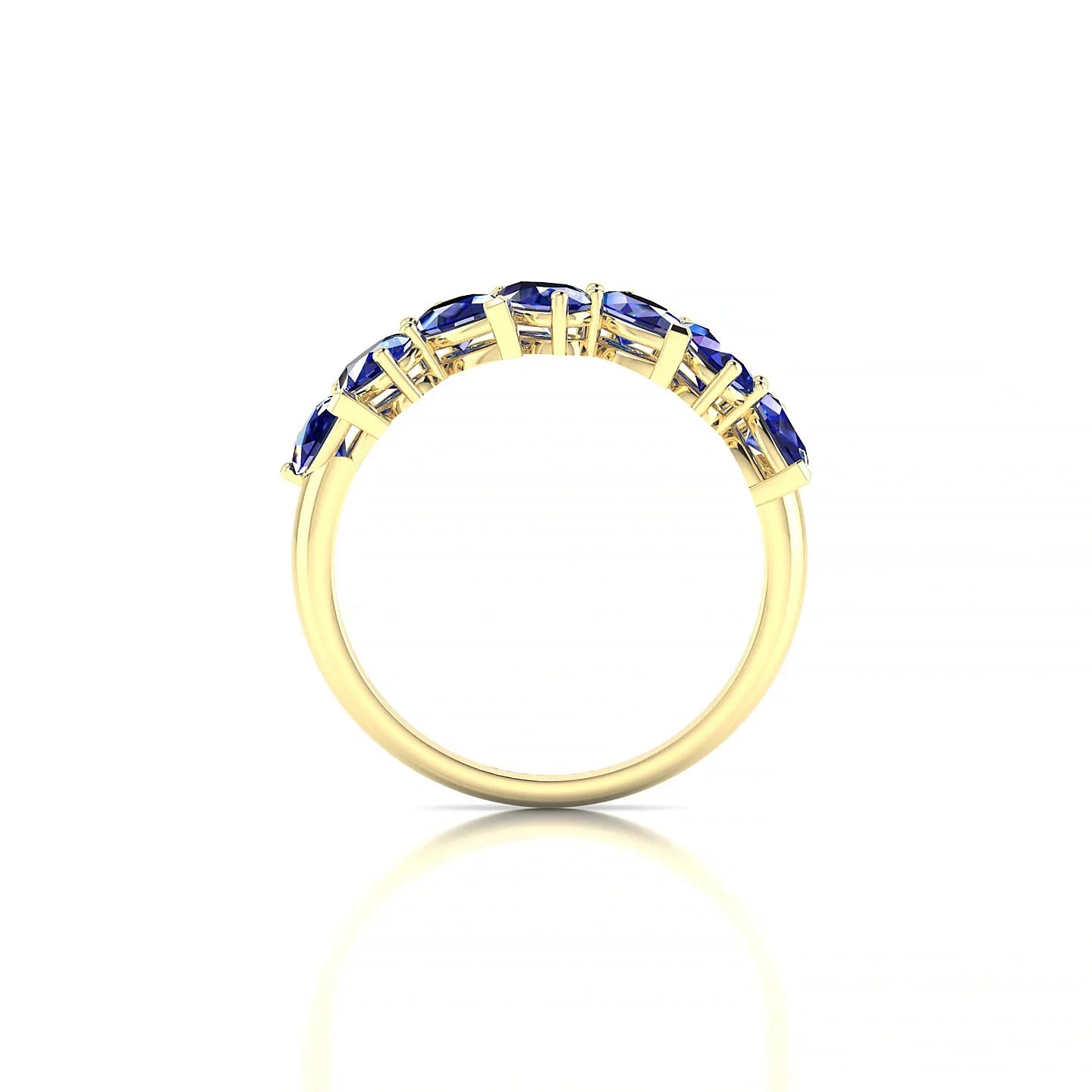 Mist | 18k Yellow Gold 5 x 3 mm Pear Sapphire Ring