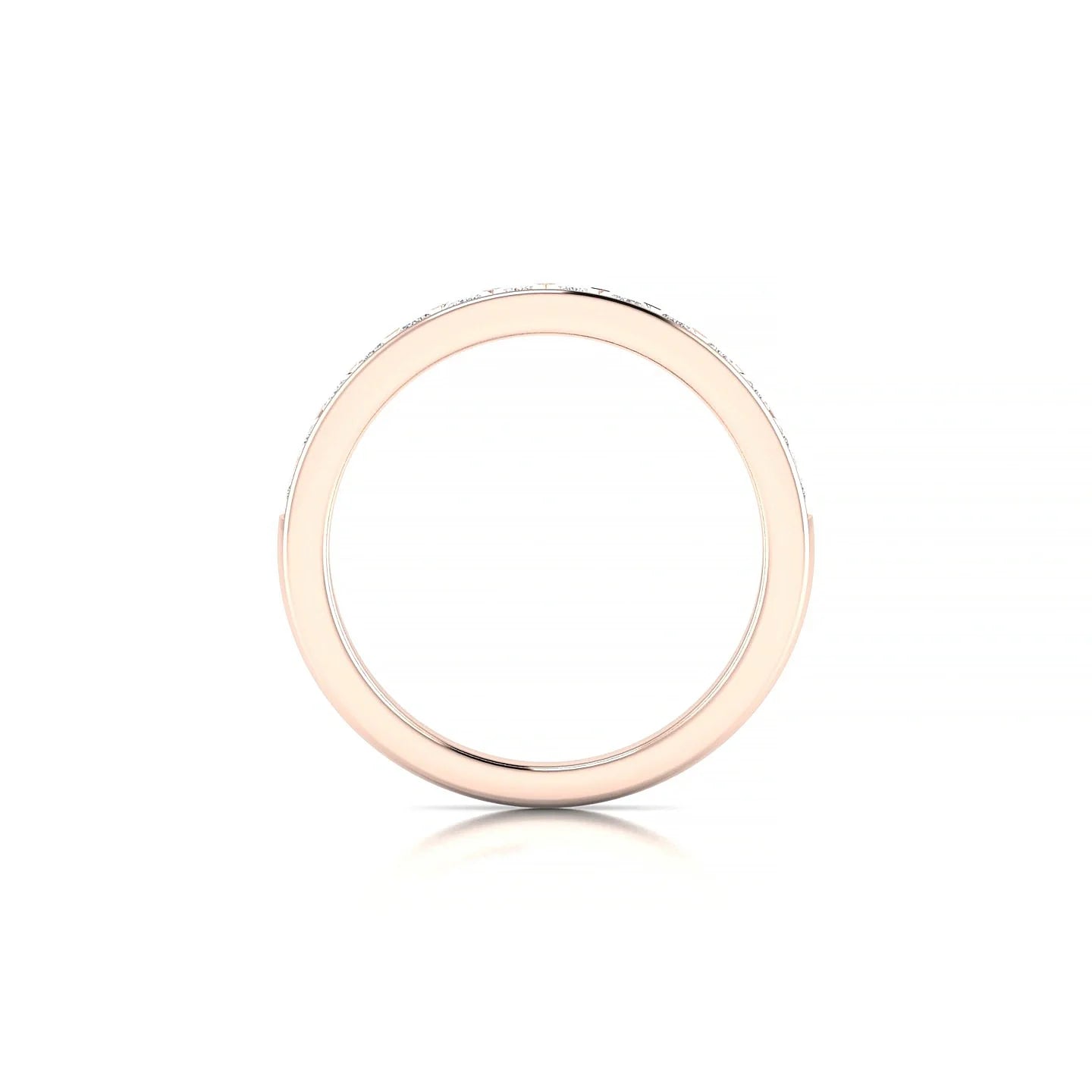 Poise | 18k Rose Gold 2 mm Princess Diamond Ring