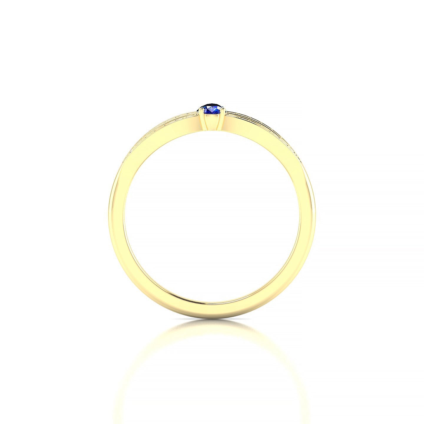 Prestige | 18k Yellow Gold 5 x 3 mm Pear Sapphire Ring