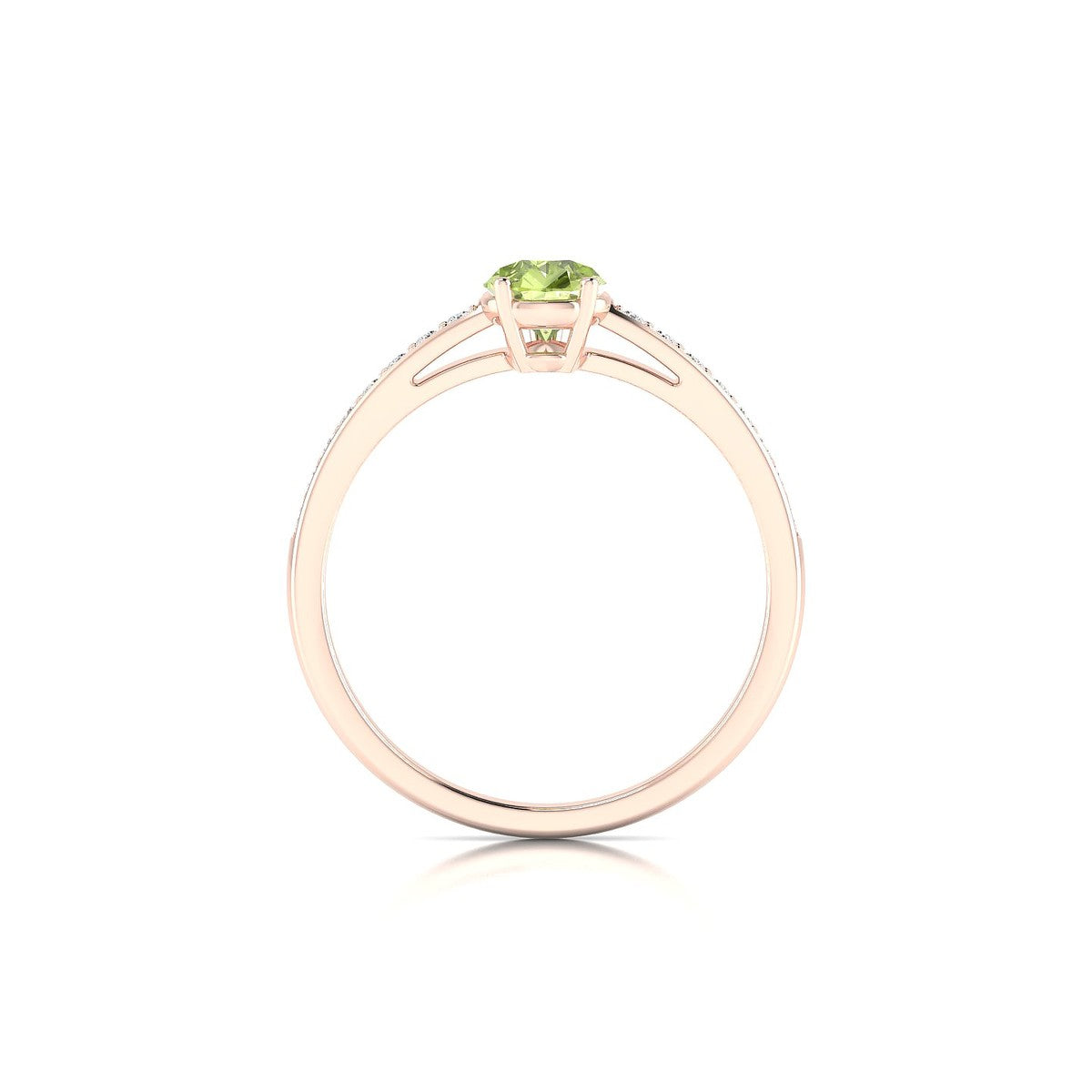 Promise | 18k Rose Gold 7 x 5 mm Pear Peridot Ring