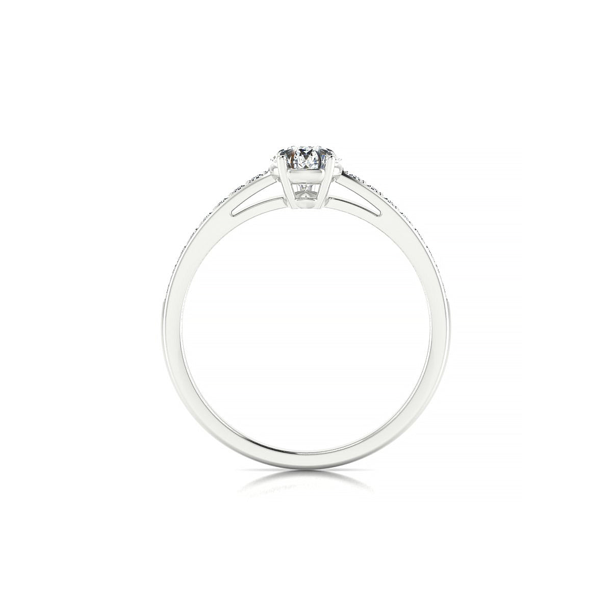 Promise | 18k White Gold 7 x 5 mm Pear Diamond Ring