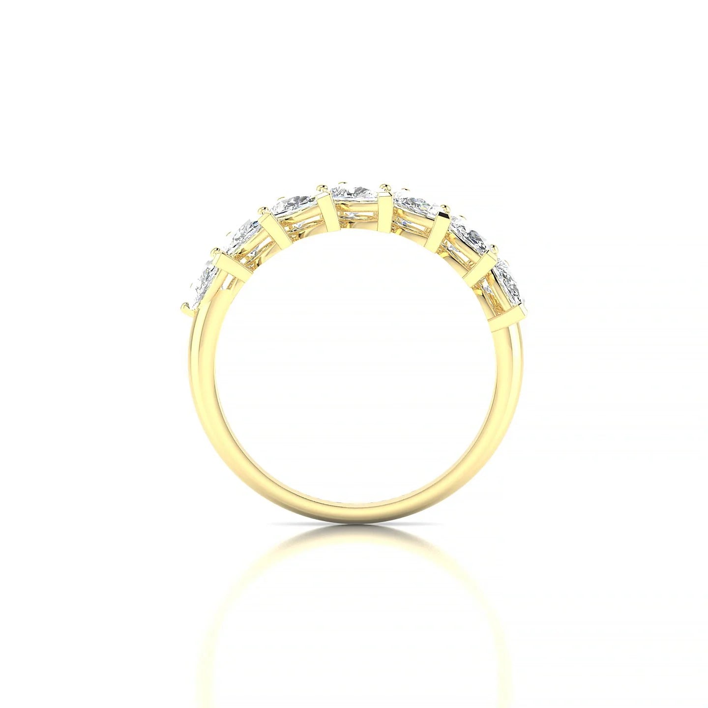Rain | 18k Yellow Gold 5 x 3 mm Pear Diamond Ring