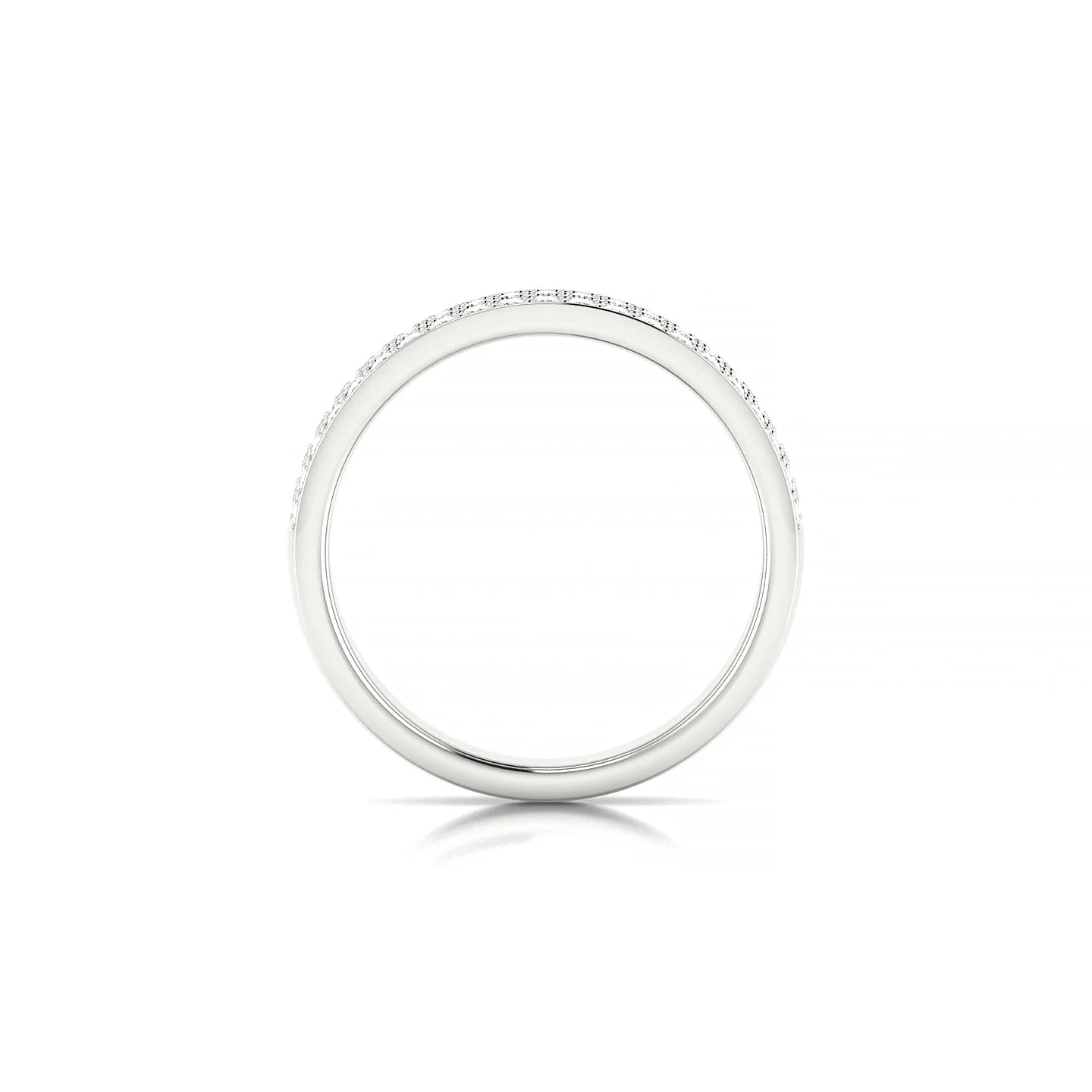 Repose | 18k White Gold 1.3 mm Round Diamond Ring