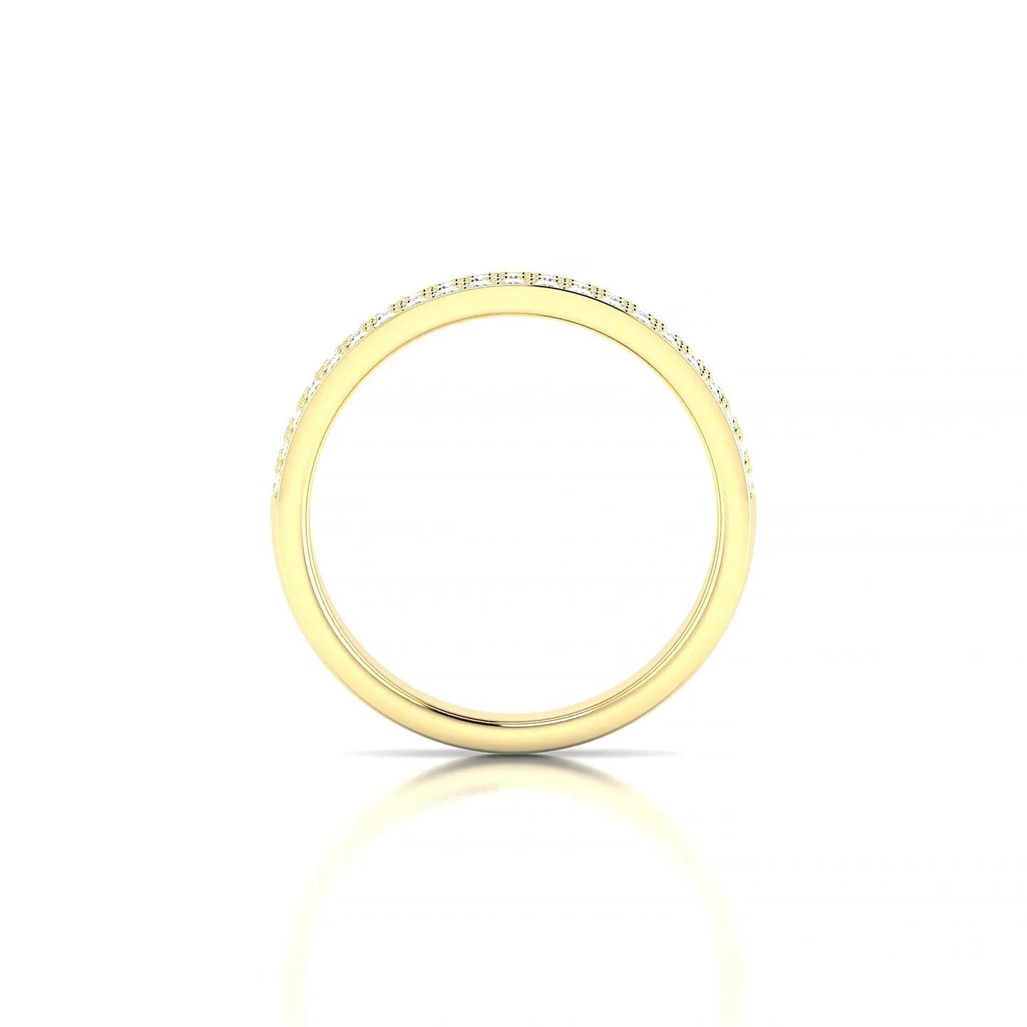 Repose | 18k Yellow Gold 1.3 mm Round Diamond Ring