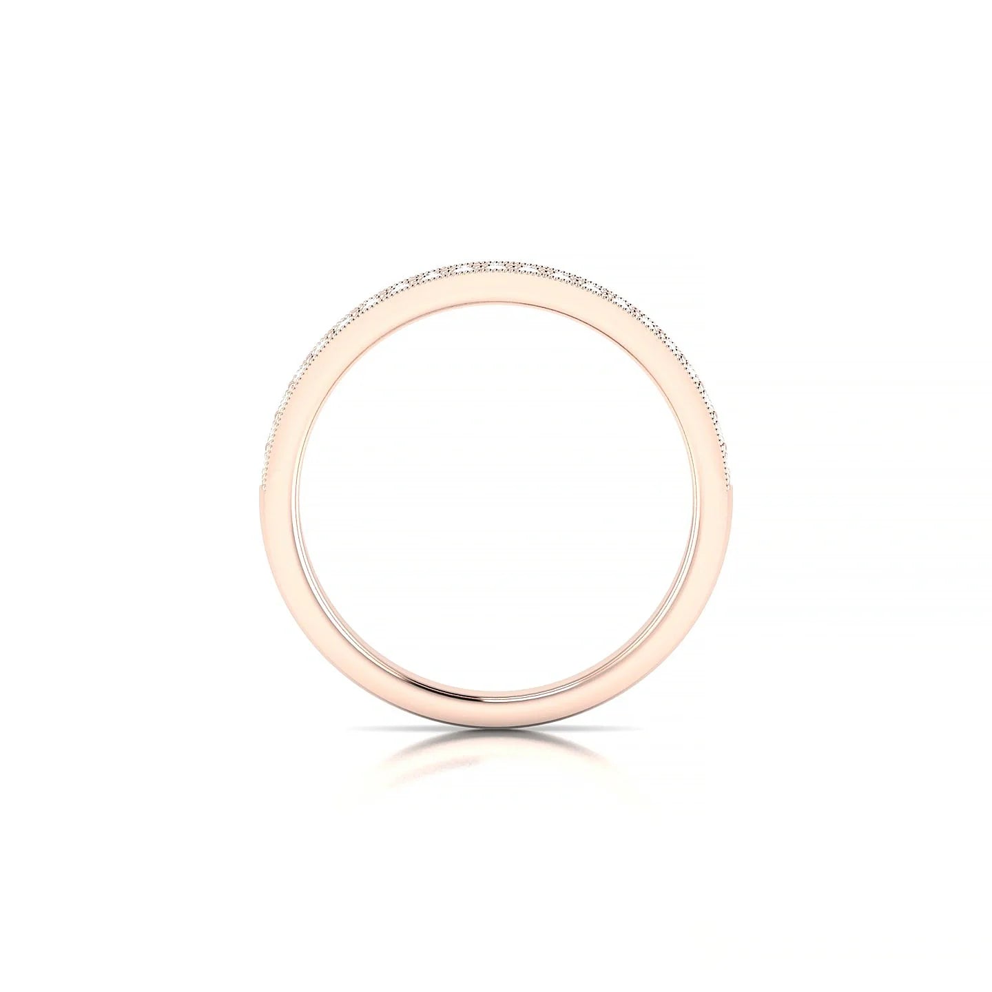 Rhyme | 18k Rose Gold 1.3 mm Round Diamond Ring