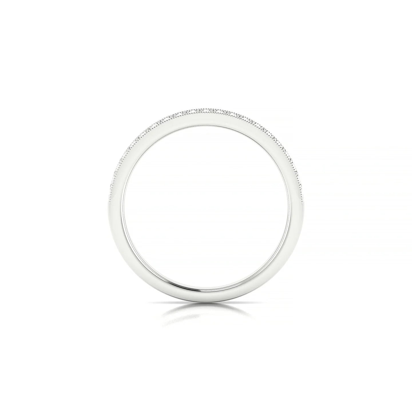 Rhyme | 18k White Gold 1.3 mm Round Diamond Ring
