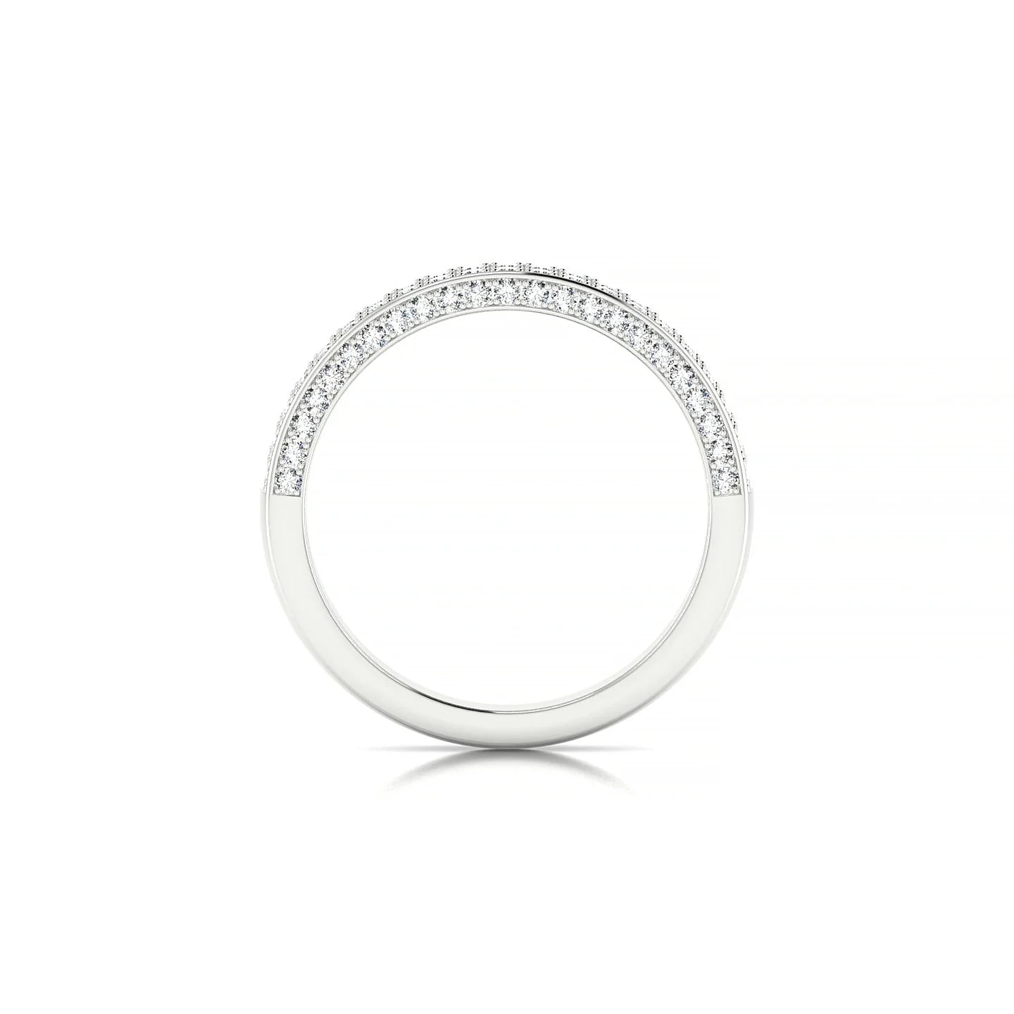 Seraph | 18k White Gold 1.3 mm Round Diamond Ring