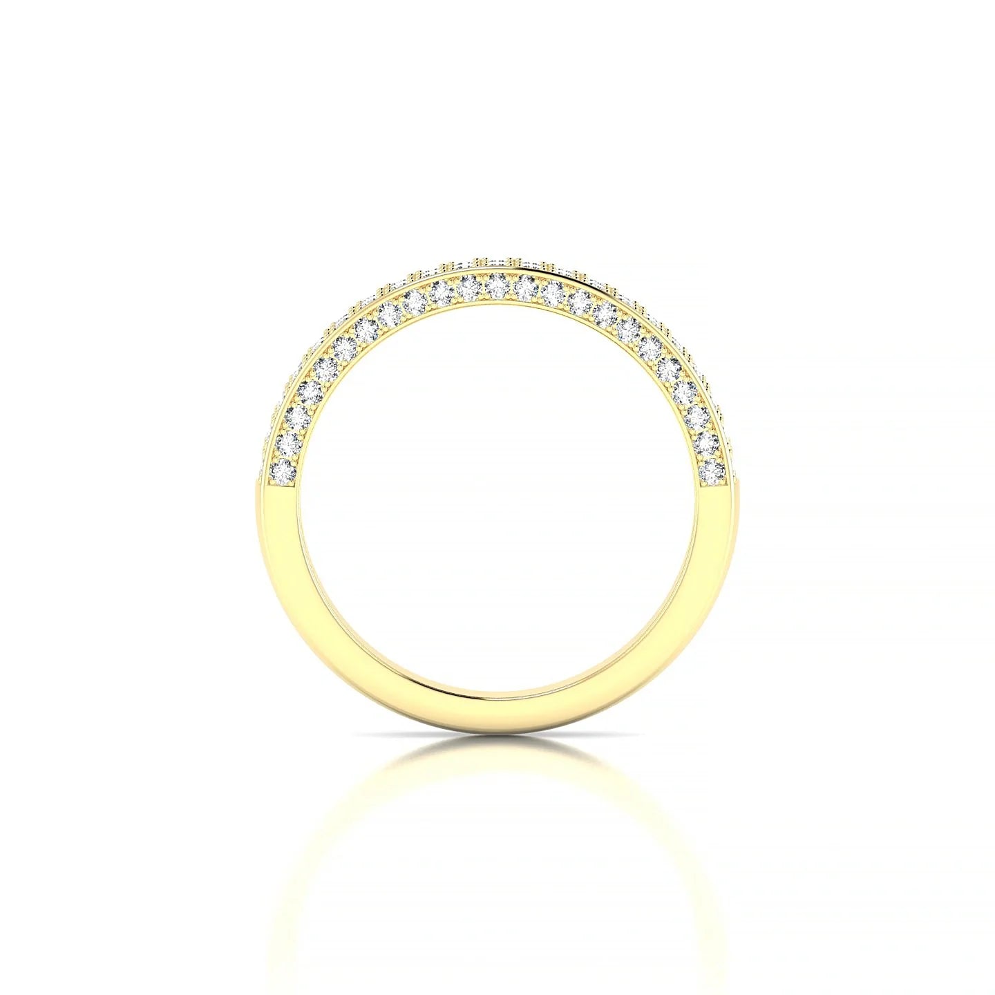Seraph | 18k Yellow Gold 1.3 mm Round Diamond Ring