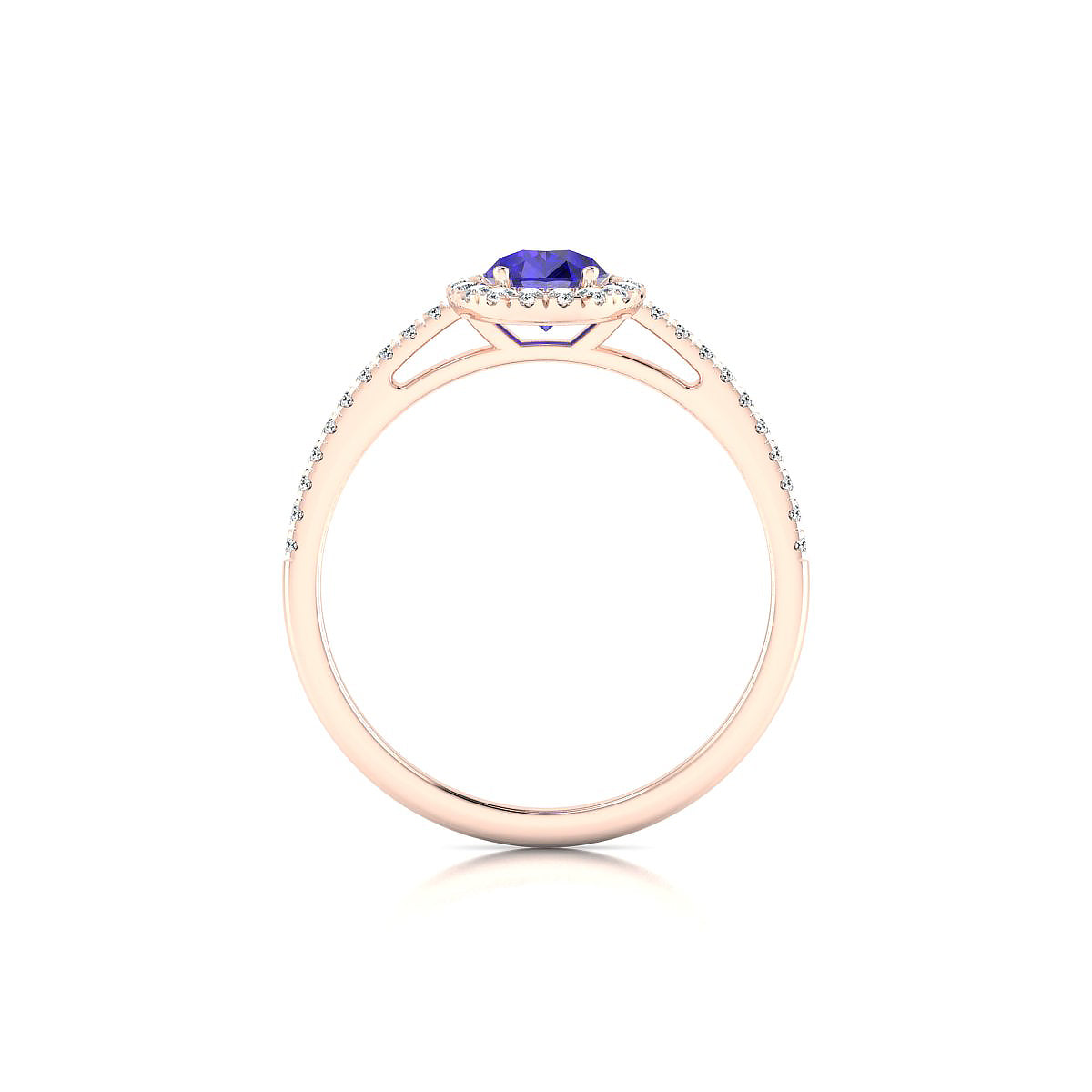 Sunrise | 18k Rose Gold 7 x 5 mm Pear Tanzanite Ring