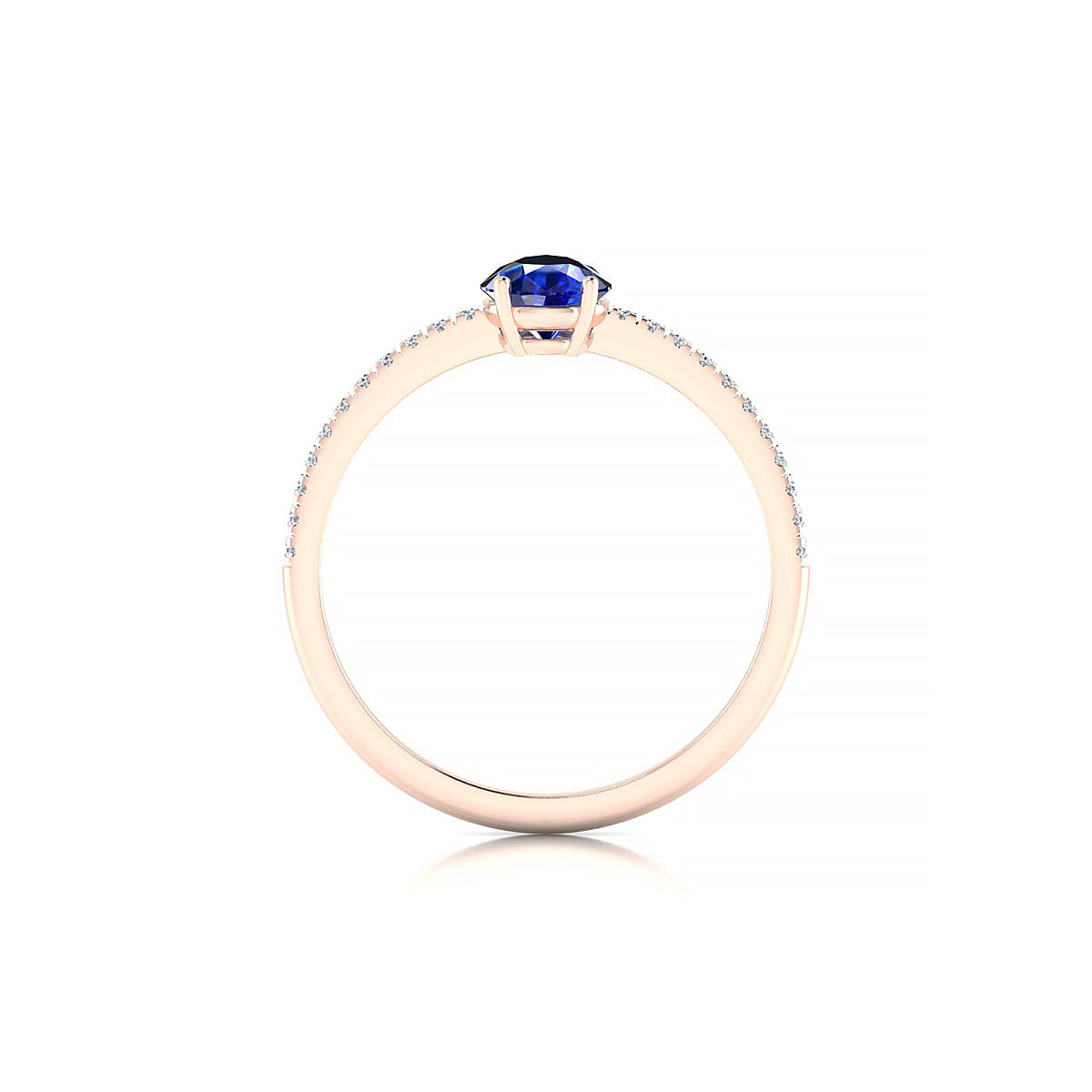 Timeless | 18k Rose Gold 7 x 5 mm Pear Sapphire Ring