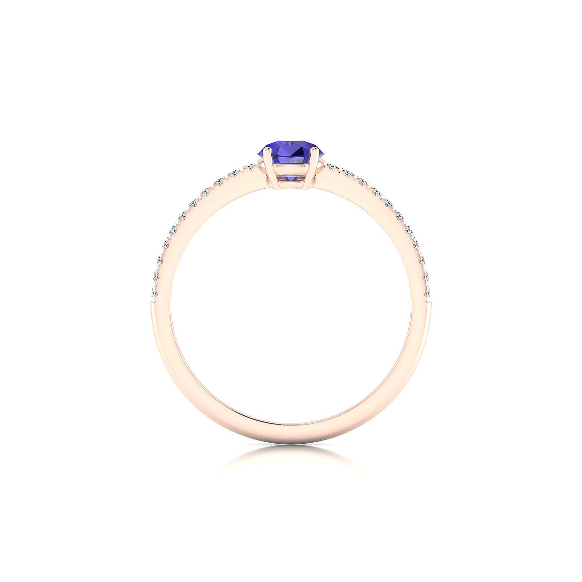 Timeless | 18k Rose Gold 7 x 5 mm Pear Tanzanite Ring