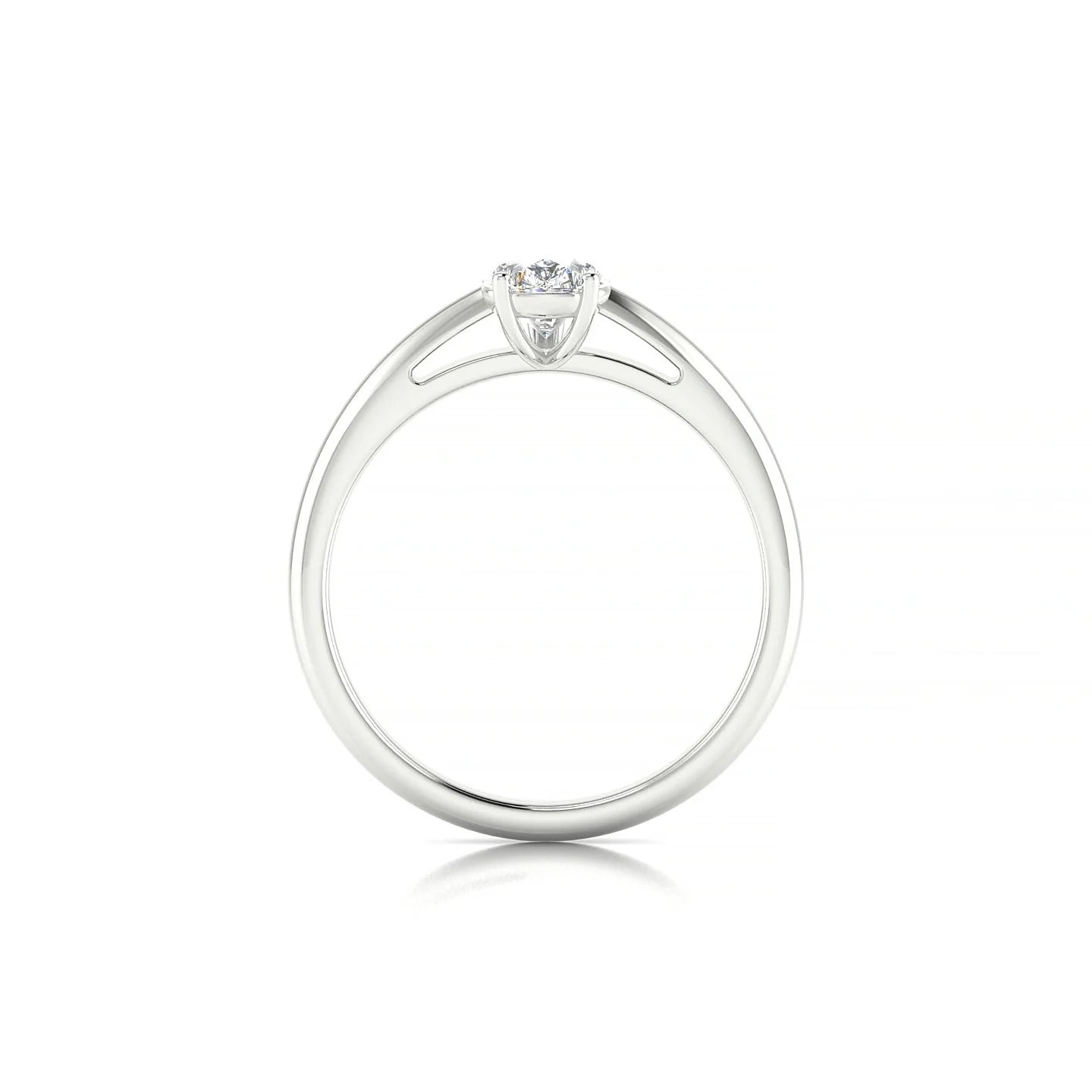 Treasure | 18k White Gold 7 x 5 mm Pear Diamond Ring