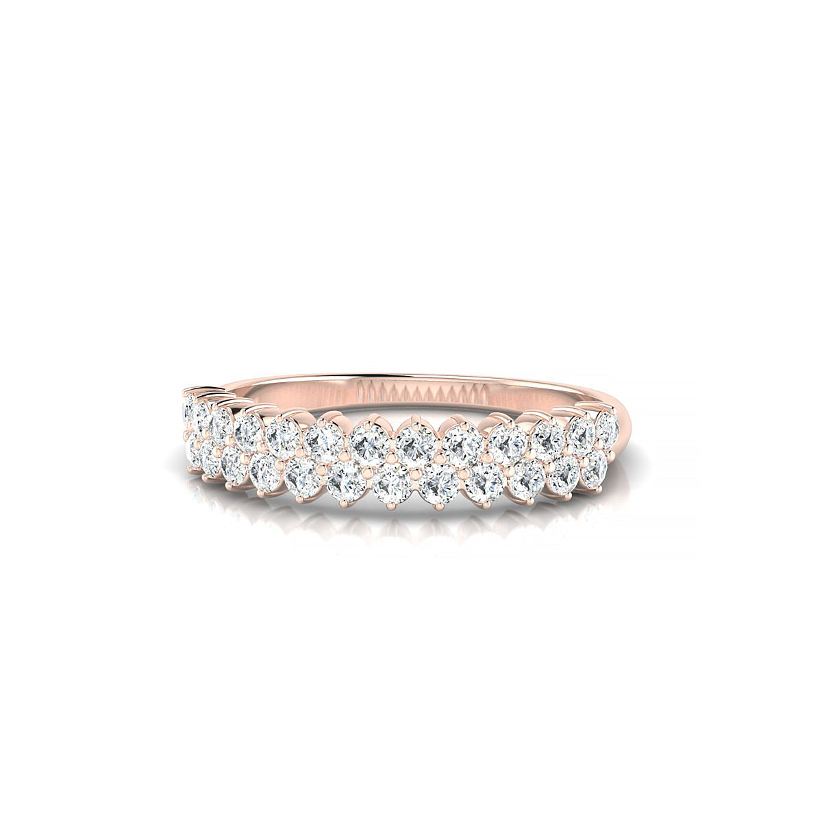 Valentine | 18k Rose Gold 1.7 mm Round Diamond Ring