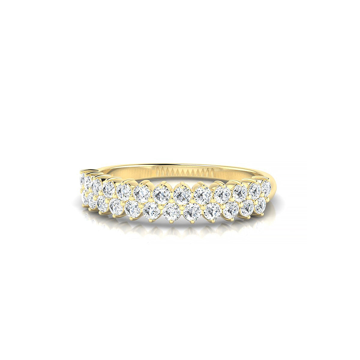Valentine | 18k Yellow Gold 1.7 mm Round Diamond Ring