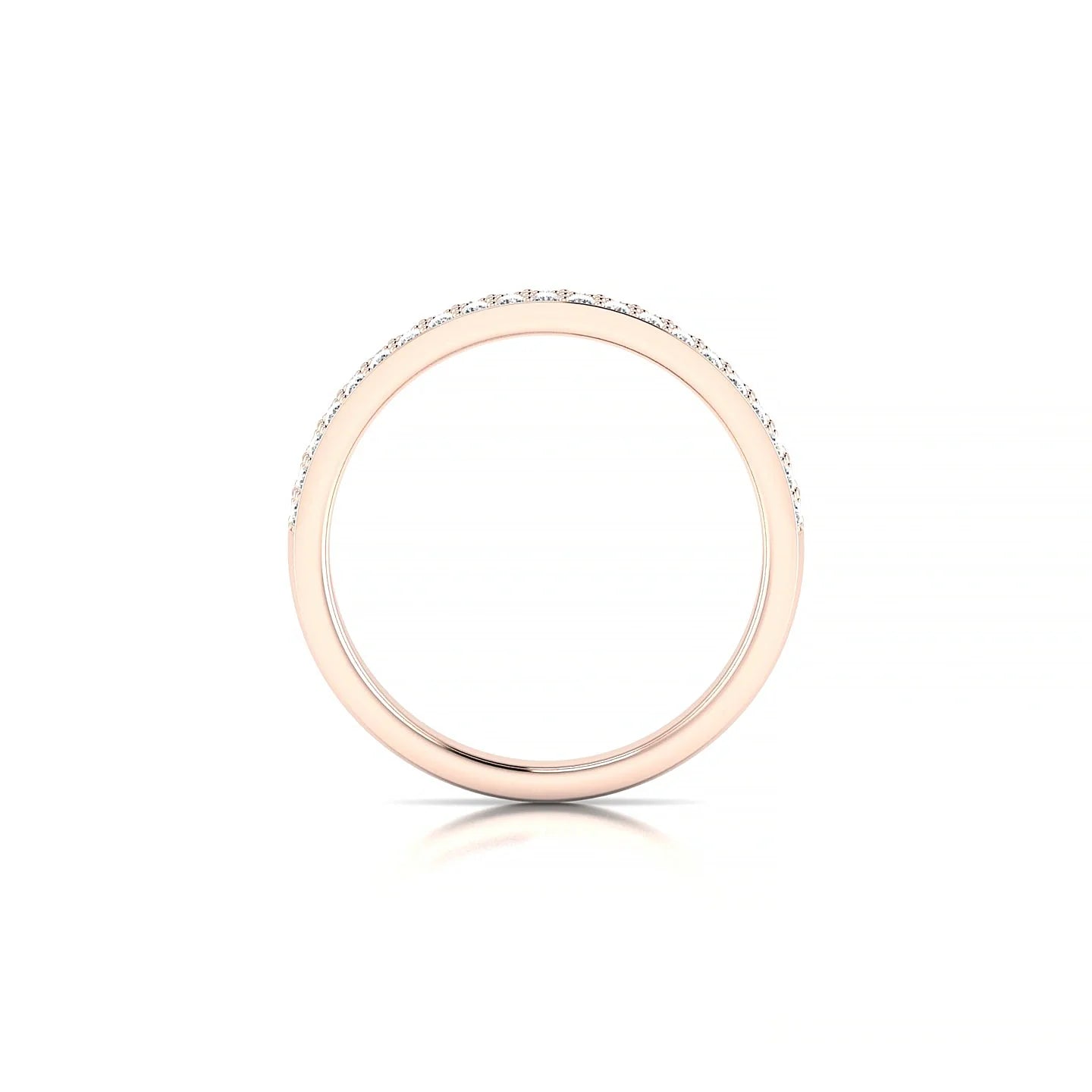 Verse | 18k Rose Gold 1.3 mm Round Diamond Ring