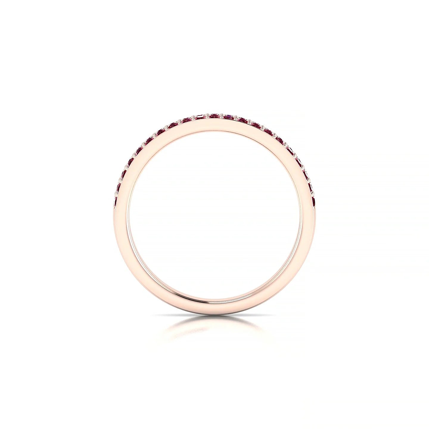 Verse | 18k Rose Gold 1.3 mm Round Ruby Ring