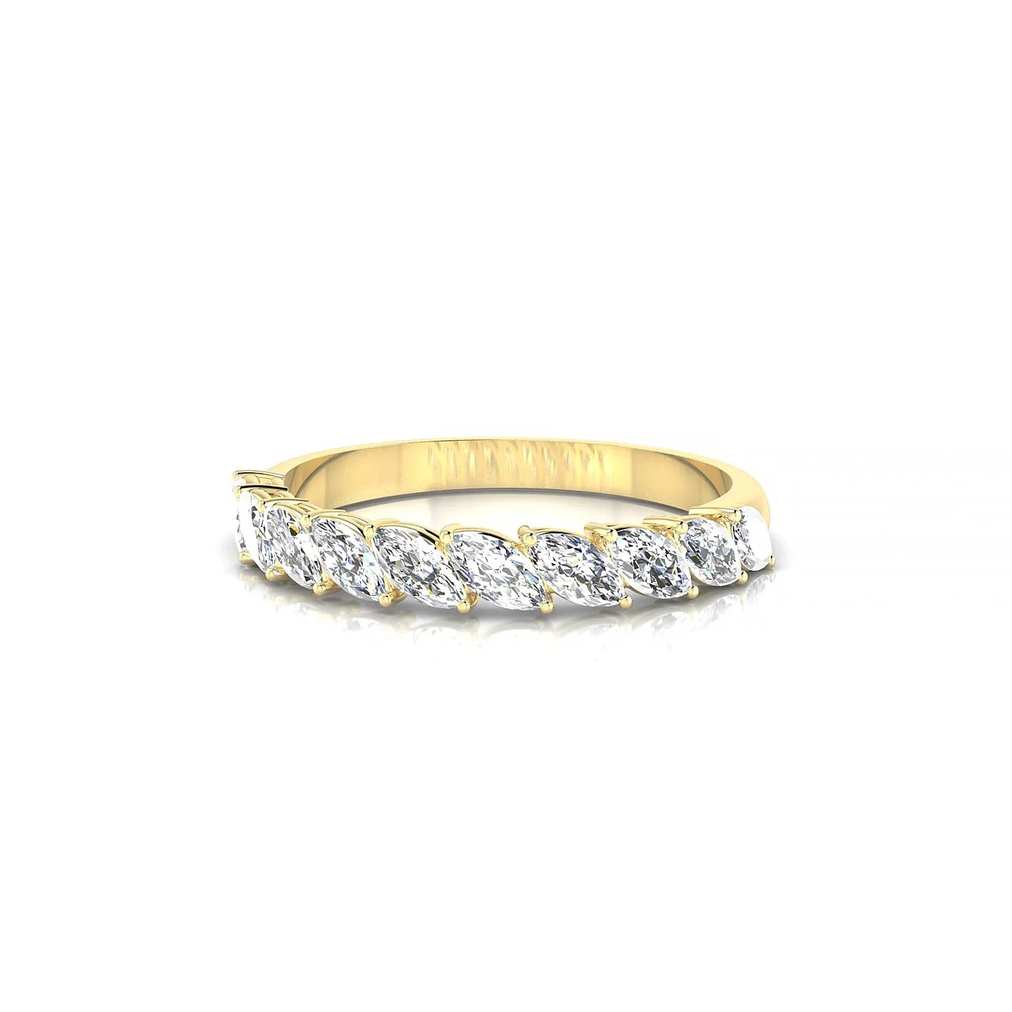 Virtue | 18k Yellow Gold 4 x 2 mm Marquise Diamond Ring