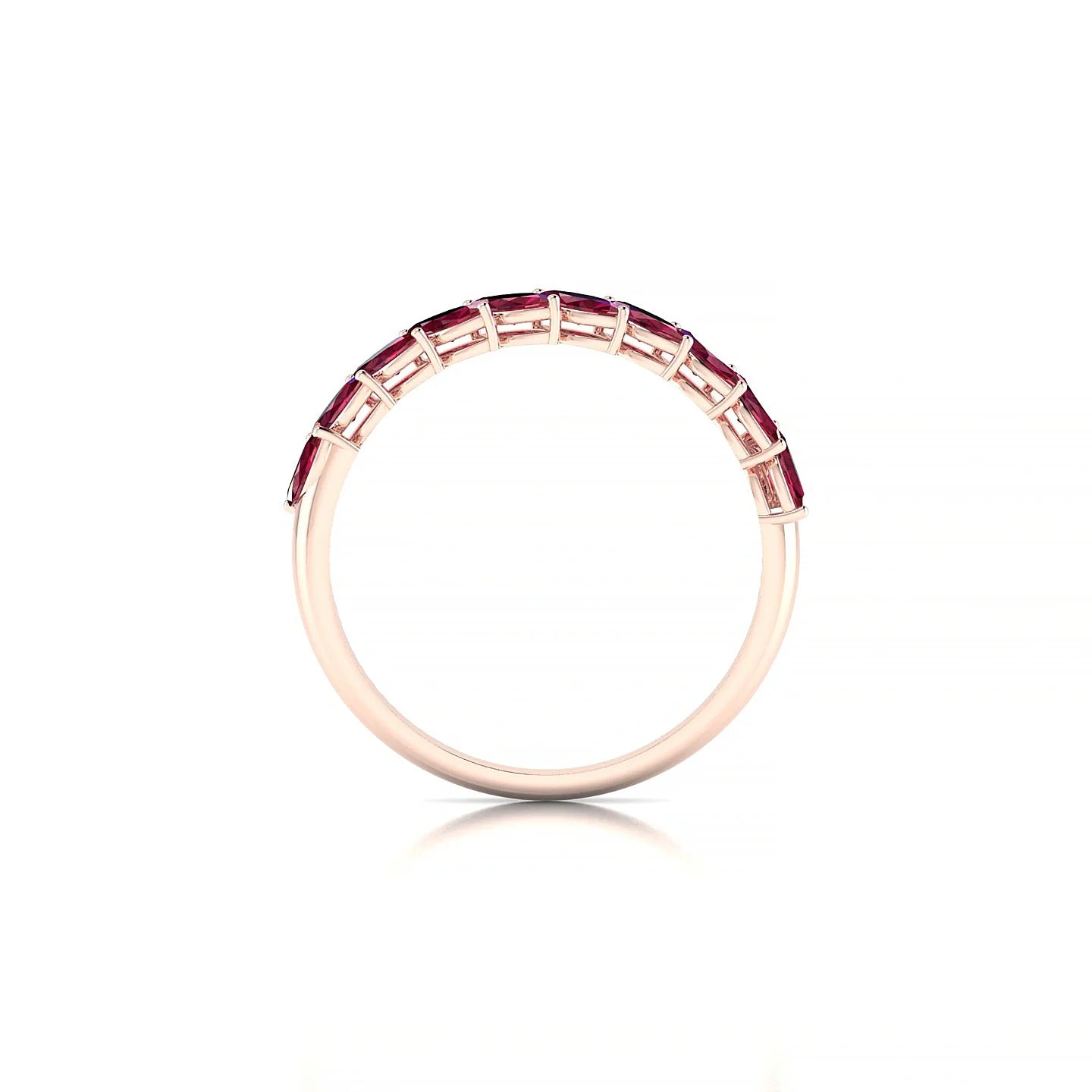 Virtue | 18k Rose Gold 4 x 2 mm Marquise Ruby Ring