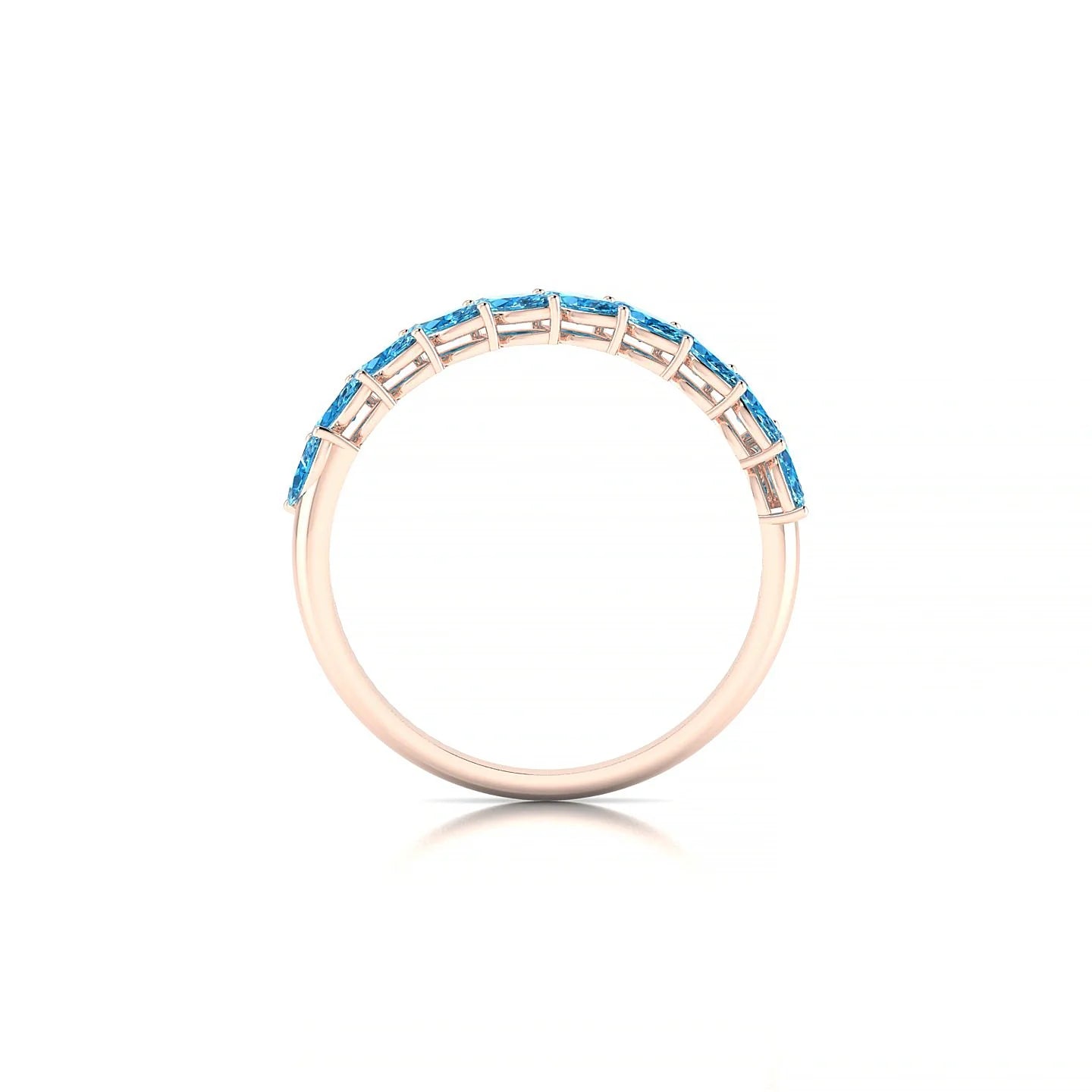 Virtue | 18k Rose Gold 4 x 2 mm Marquise Topaz Ring