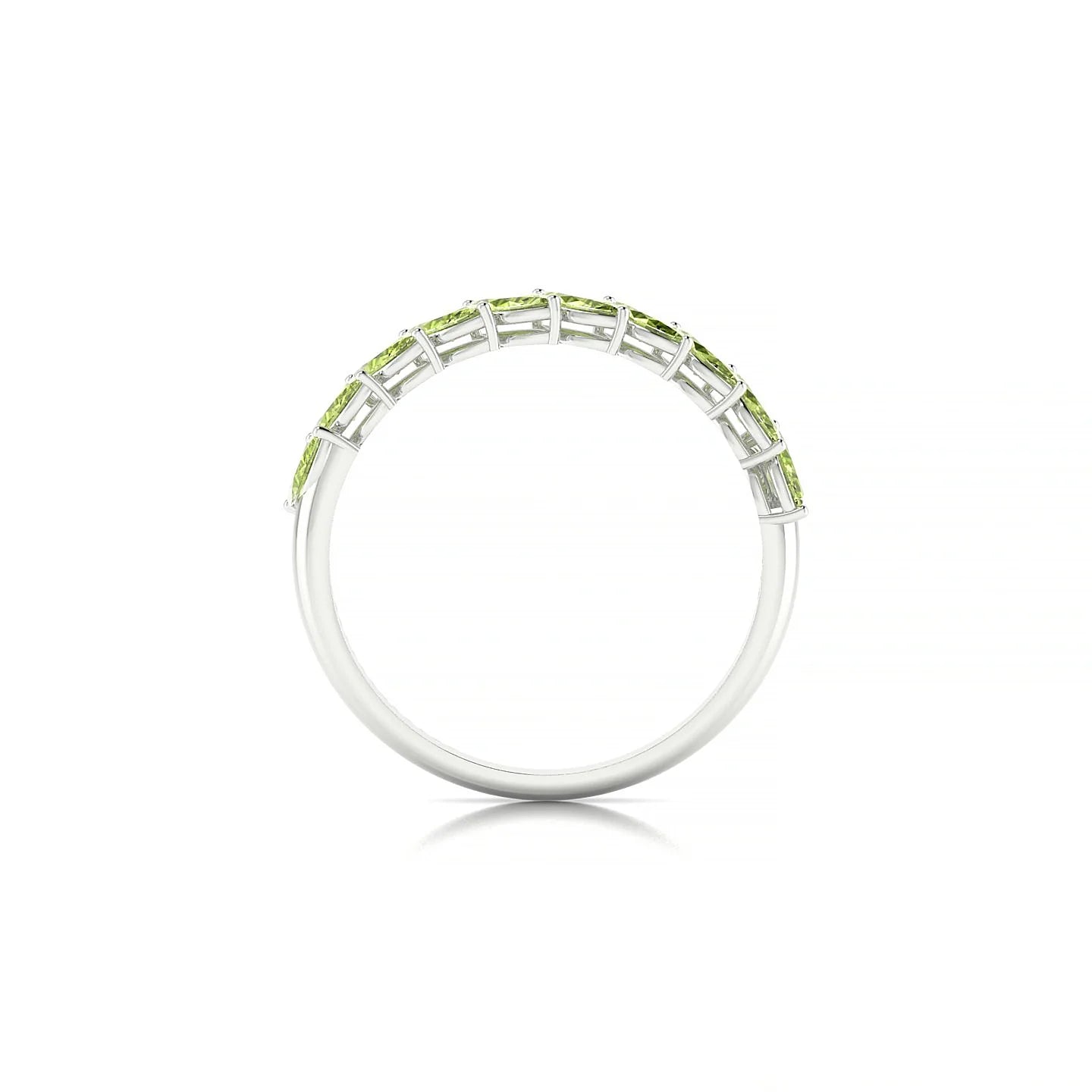 Virtue | 18k White Gold 4 x 2 mm Marquise Peridot Ring