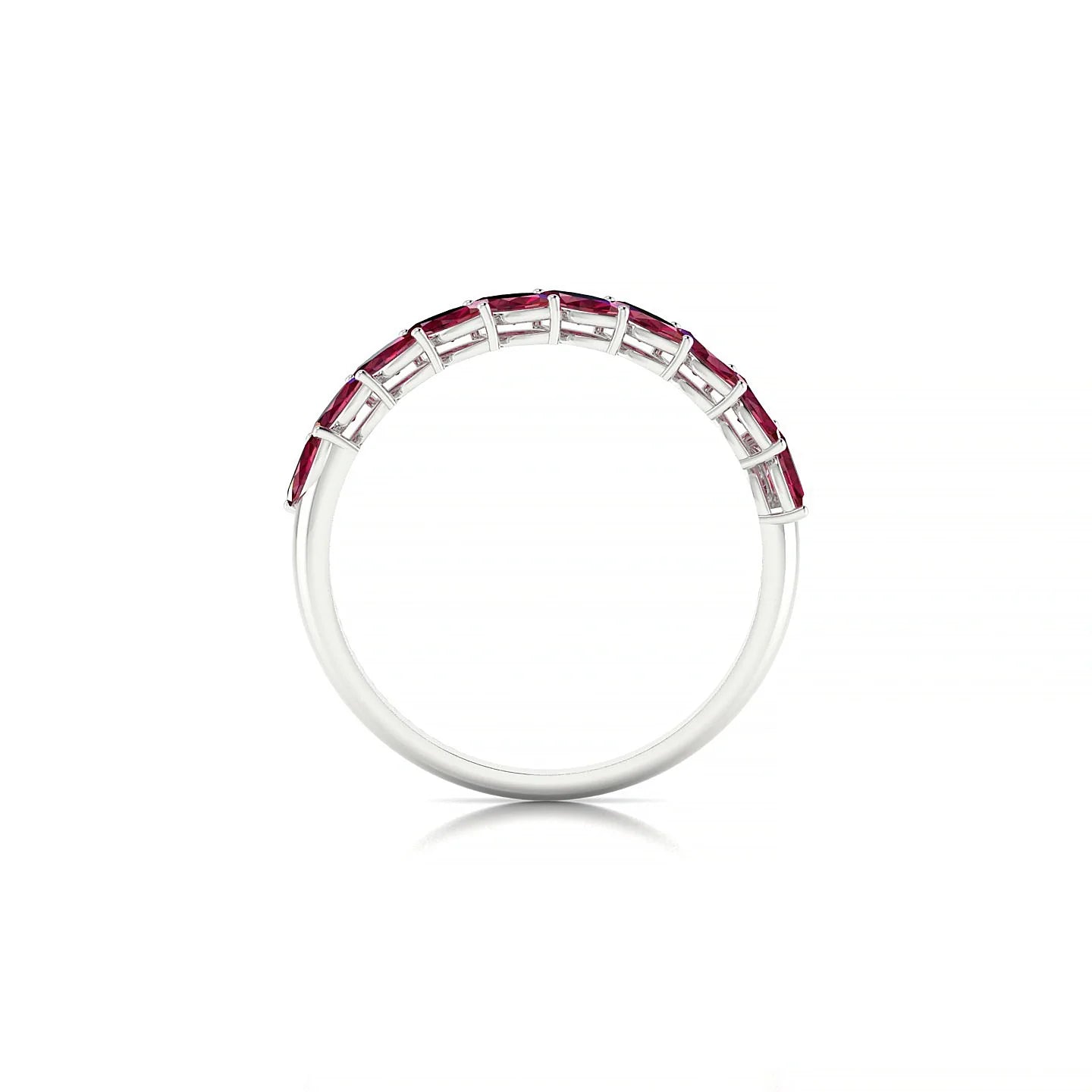 Virtue | 18k White Gold 4 x 2 mm Marquise Ruby Ring
