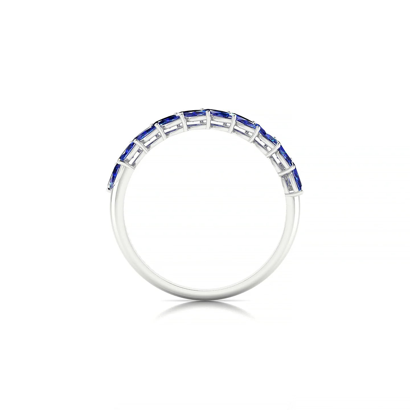 Virtue | 18k White Gold 4 x 2 mm Marquise Sapphire Ring