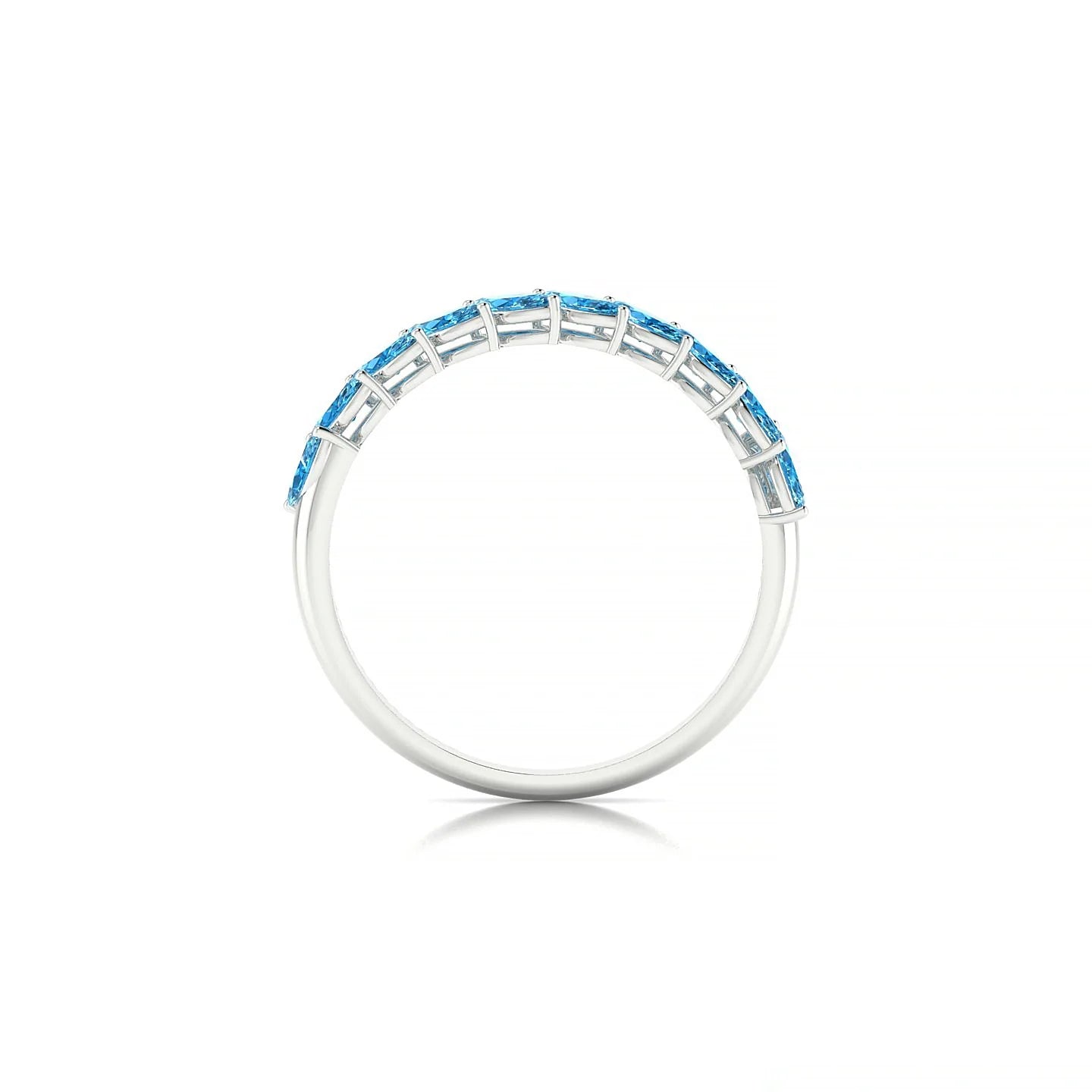 Virtue | 18k White Gold 4 x 2 mm Marquise Topaz Ring