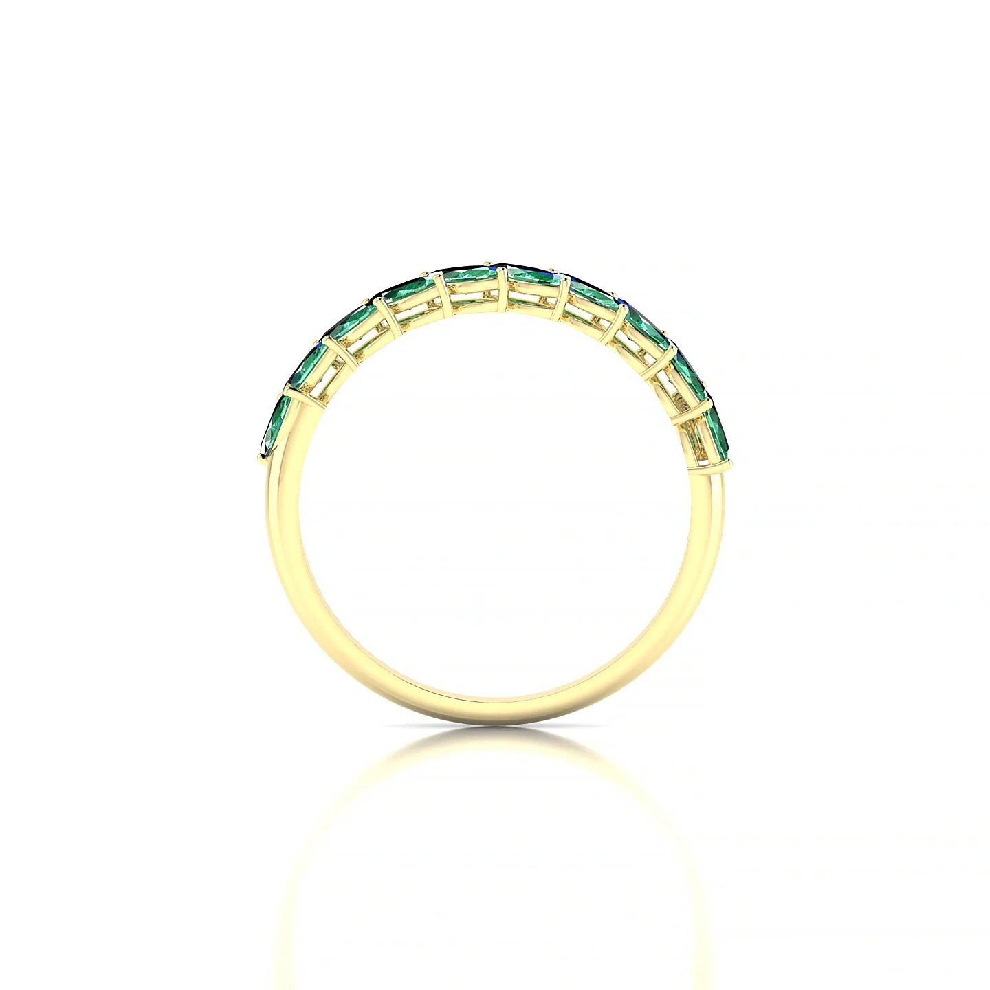 Virtue | 18k Yellow Gold 4 x 2 mm Marquise Emerald Ring