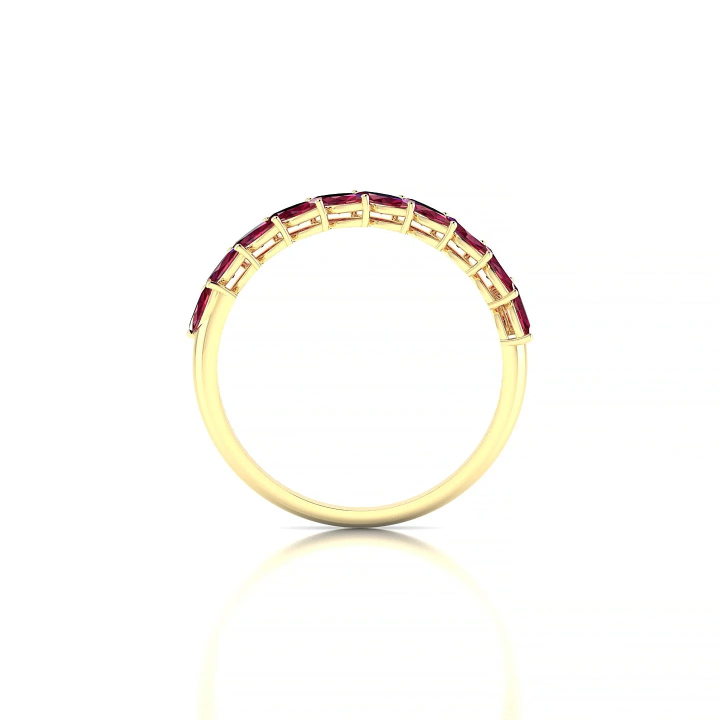 Virtue | 18k Yellow Gold 4 x 2 mm Marquise Ruby Ring