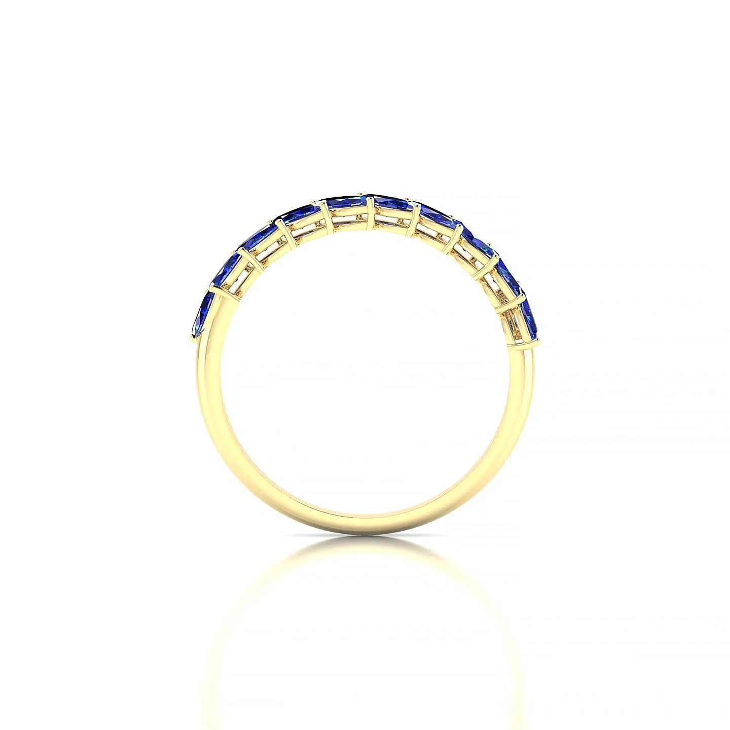 Virtue | 18k Yellow Gold 4 x 2 mm Marquise Sapphire Ring