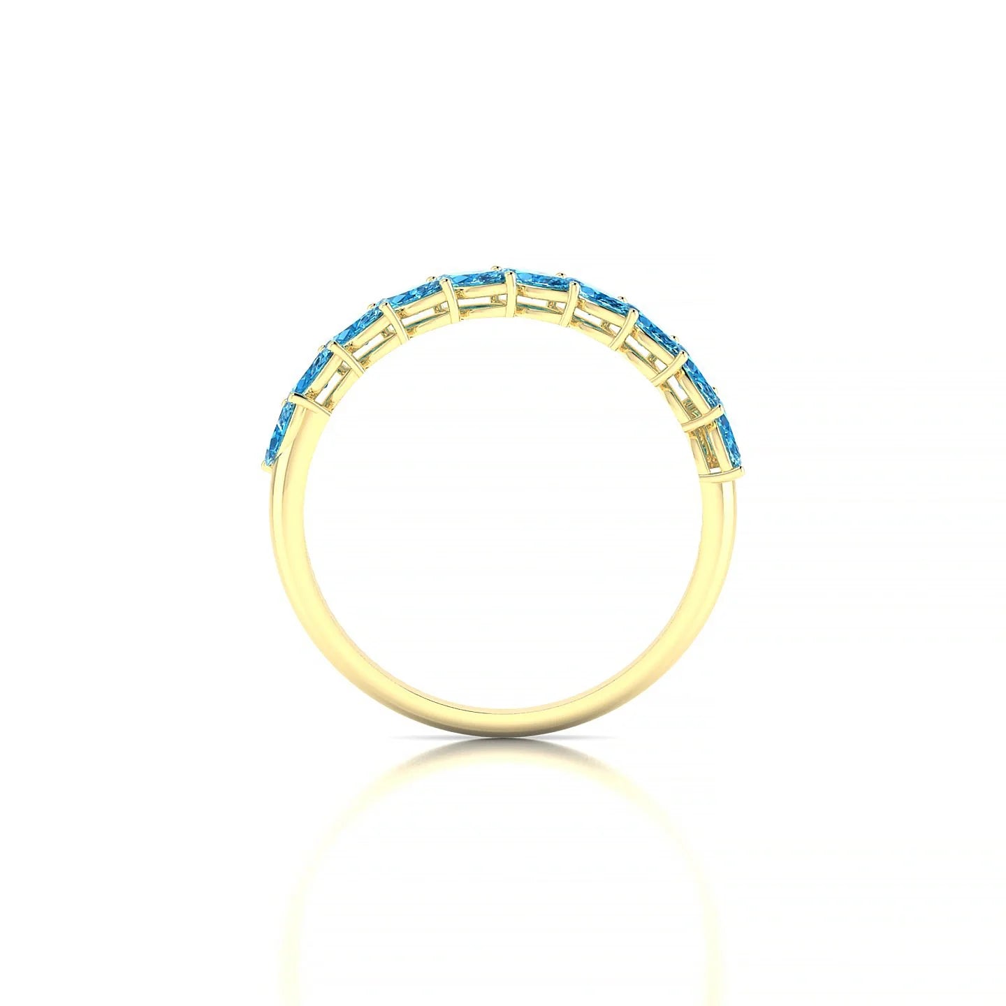 Virtue | 18k Yellow Gold 4 x 2 mm Marquise Topaz Ring