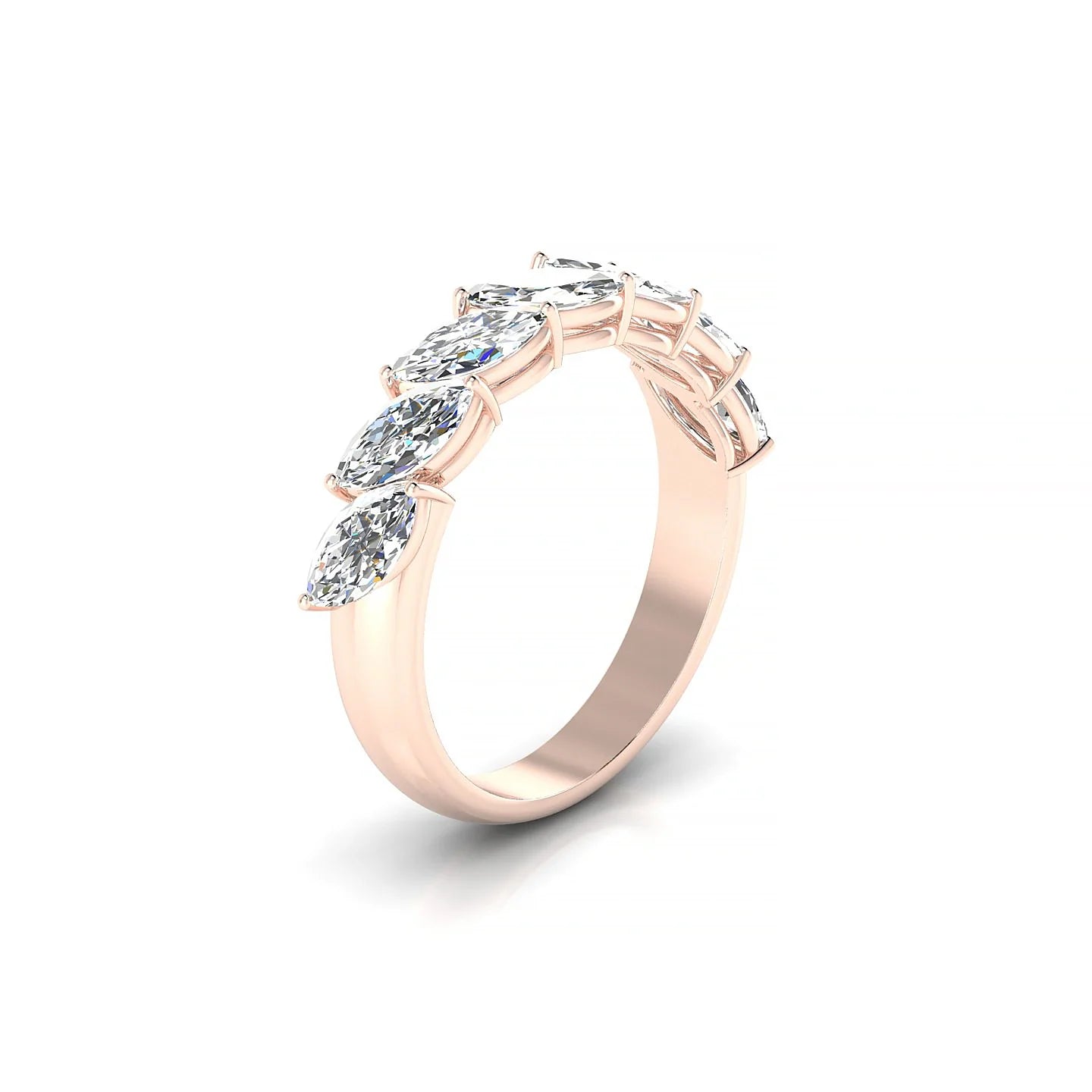 Virtue | 18k Rose Gold 6 x 3 mm Marquise Diamond Ring