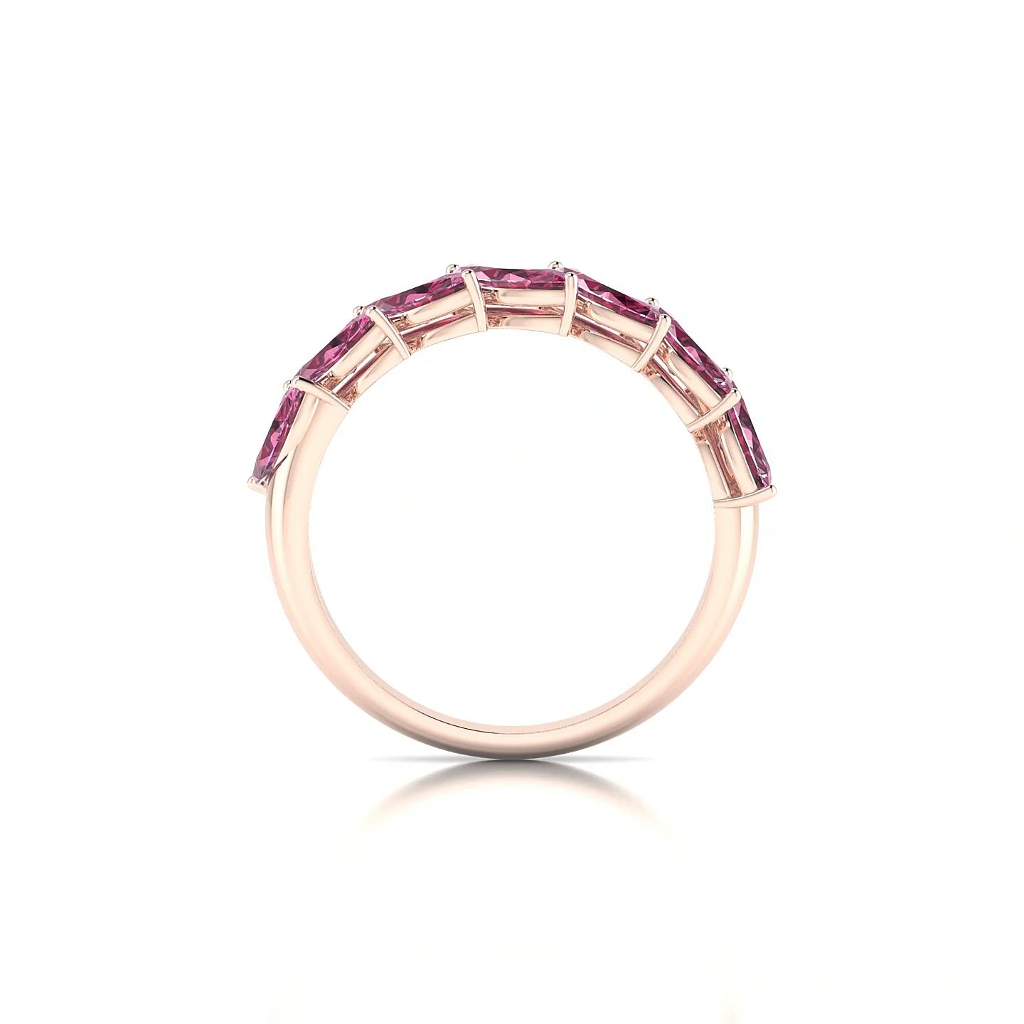 Virtue | 18k Rose Gold 6 x 3 mm Marquise Rhodolite Ring