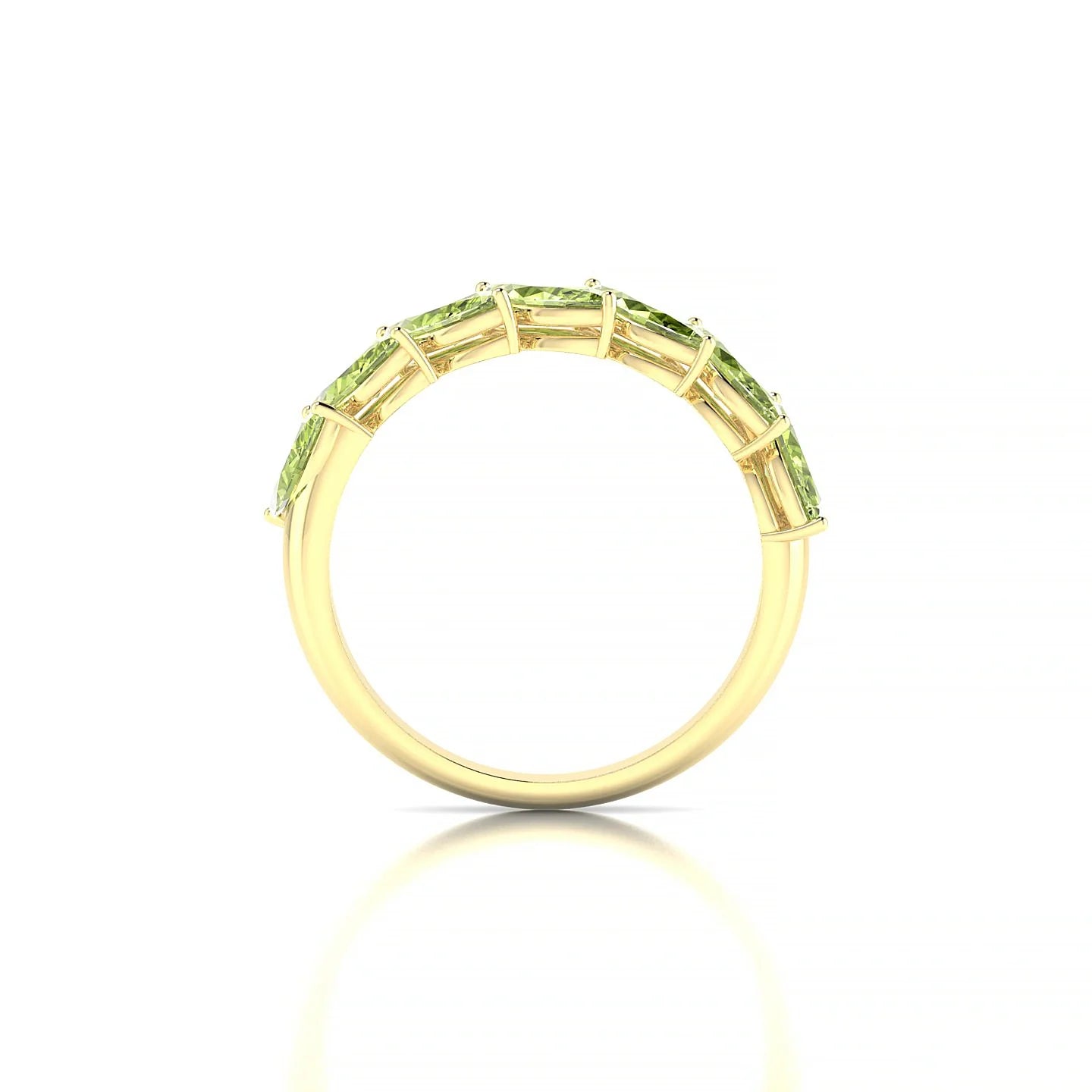 Virtue | 18k Yellow Gold 6 x 3 mm Marquise Peridot Ring