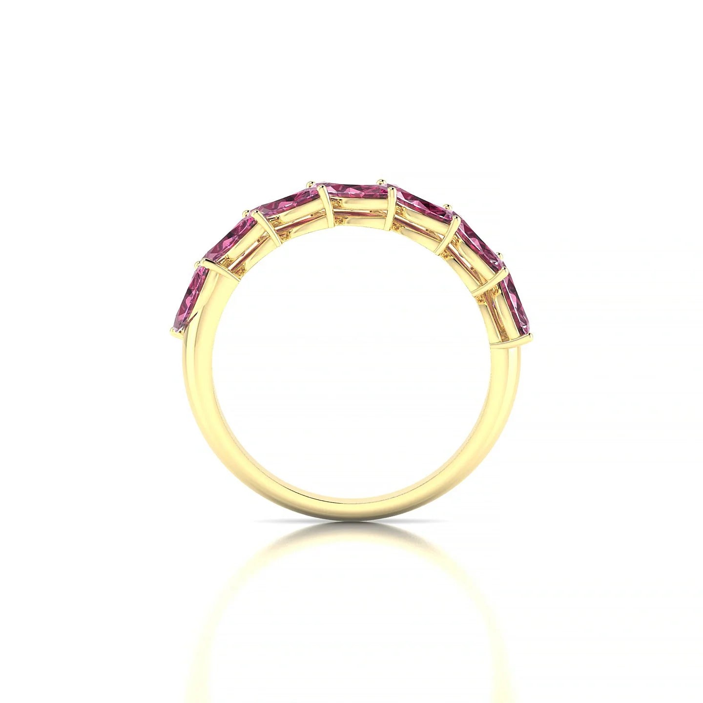 Virtue | 18k Yellow Gold 6 x 3 mm Marquise Rhodolite Ring