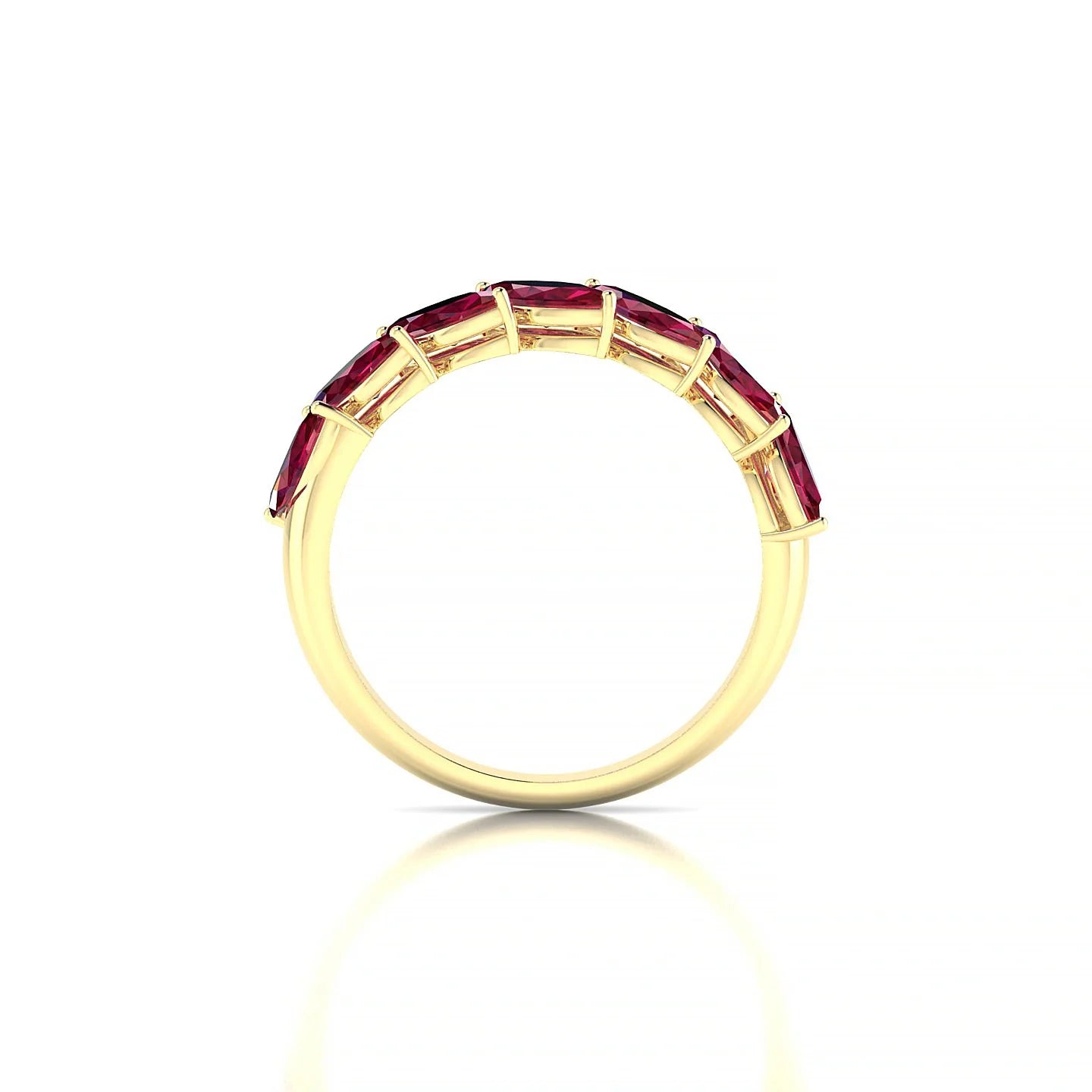 Virtue | 18k Yellow Gold 6 x 3 mm Marquise Ruby Ring