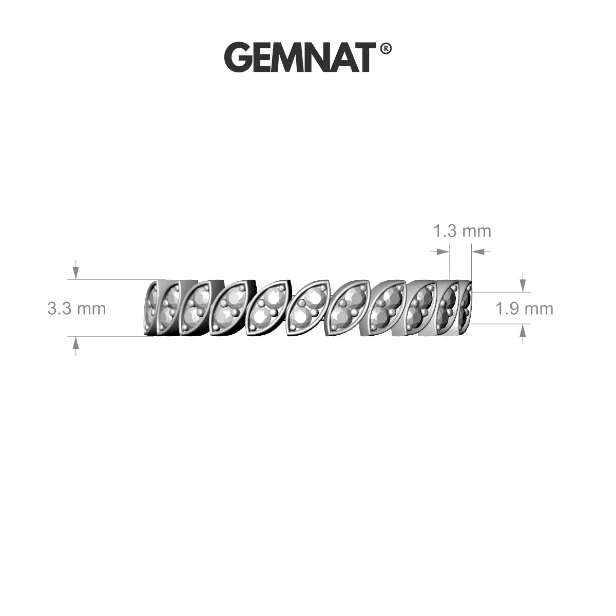 Whisper | 18k Rose Gold 1.3 mm Round Ruby Ring