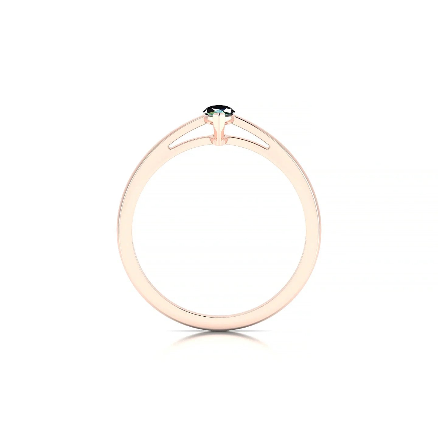 Zenith | 18k Rose Gold 6 x 3 mm Marquise Emerald Ring