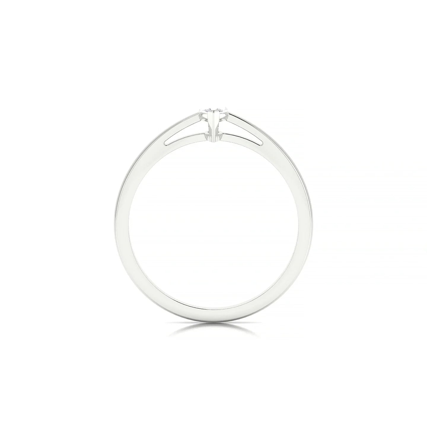 Zenith | 18k White Gold 6 x 3 mm Marquise Diamond Ring