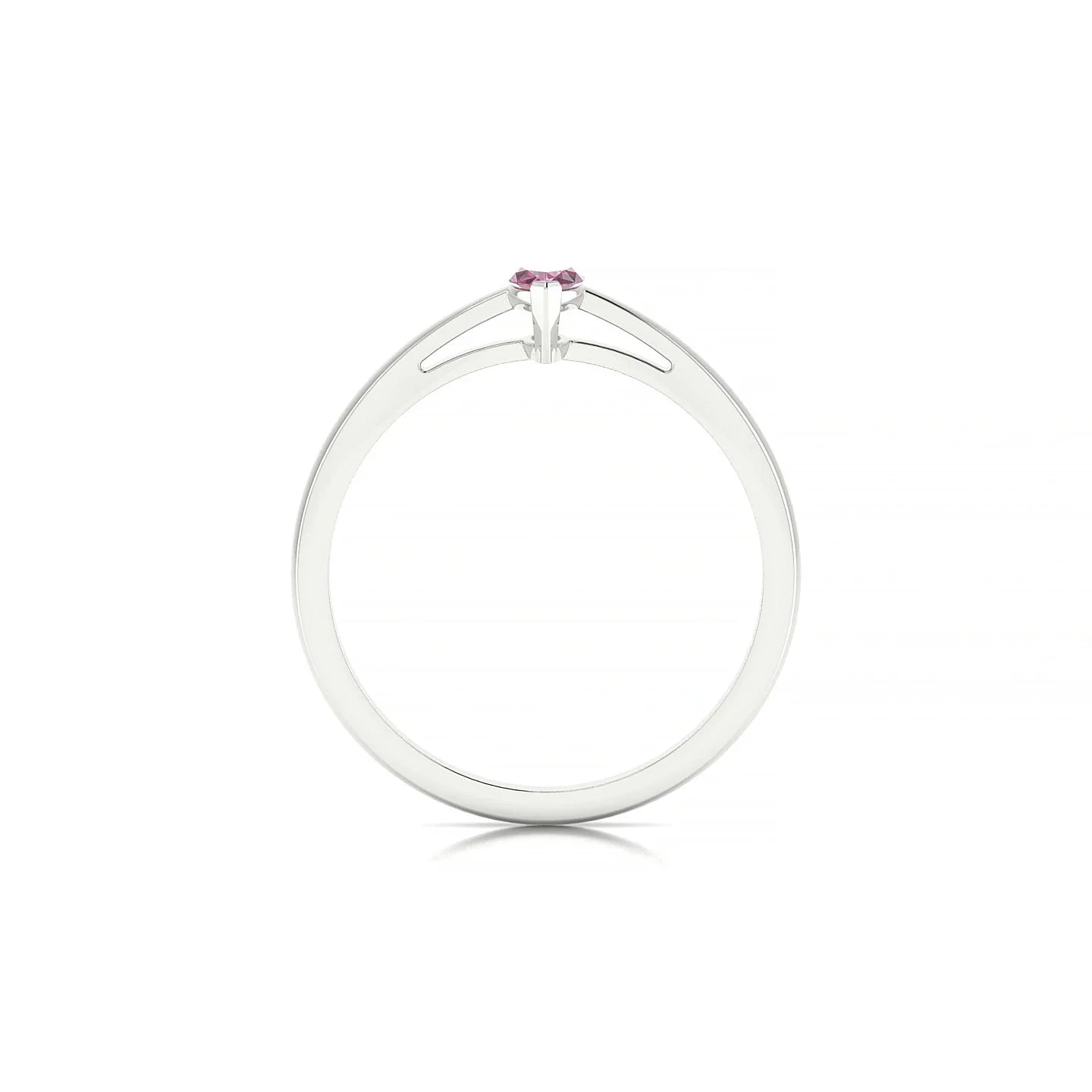 Zenith | 18k White Gold 6 x 3 mm Marquise Rhodolite Ring