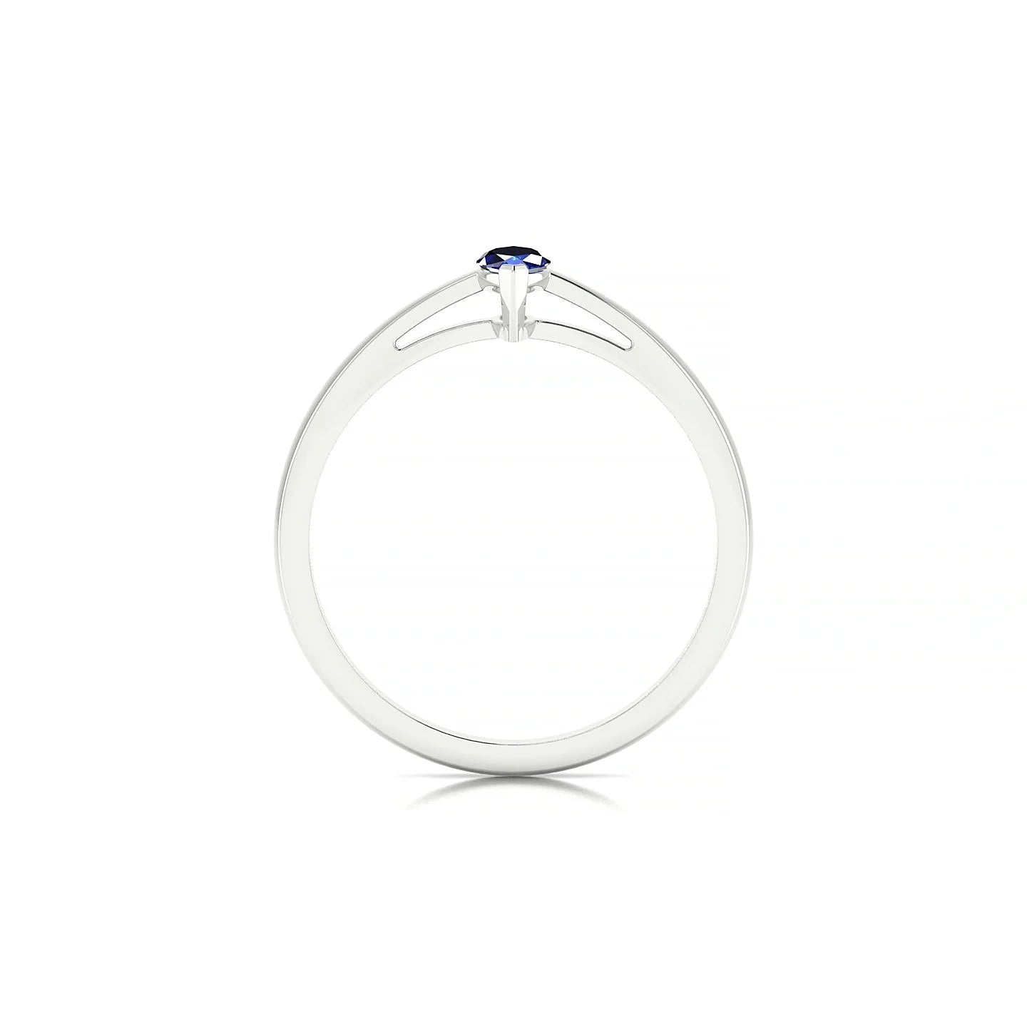 Zenith | 18k White Gold 6 x 3 mm Marquise Sapphire Ring