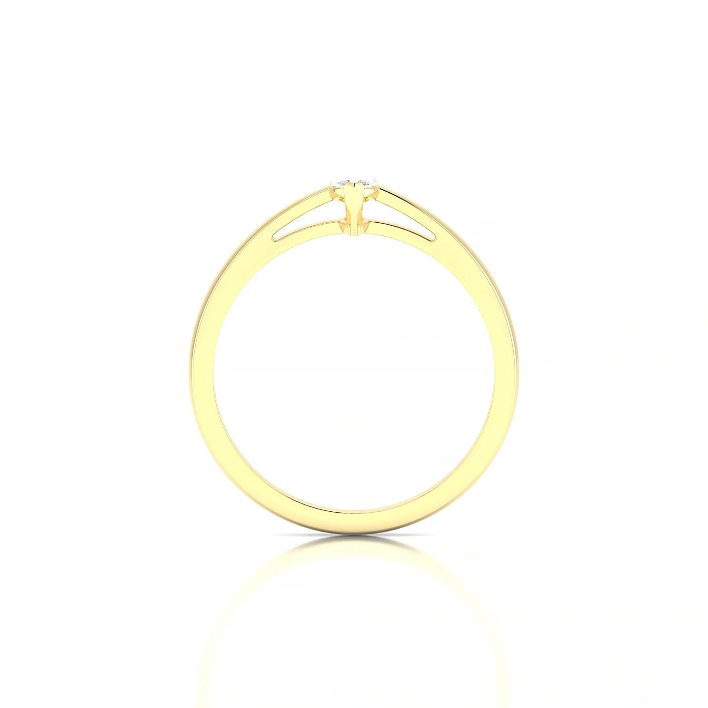 Zenith | 18k Yellow Gold 6 x 3 mm Marquise Diamond Ring