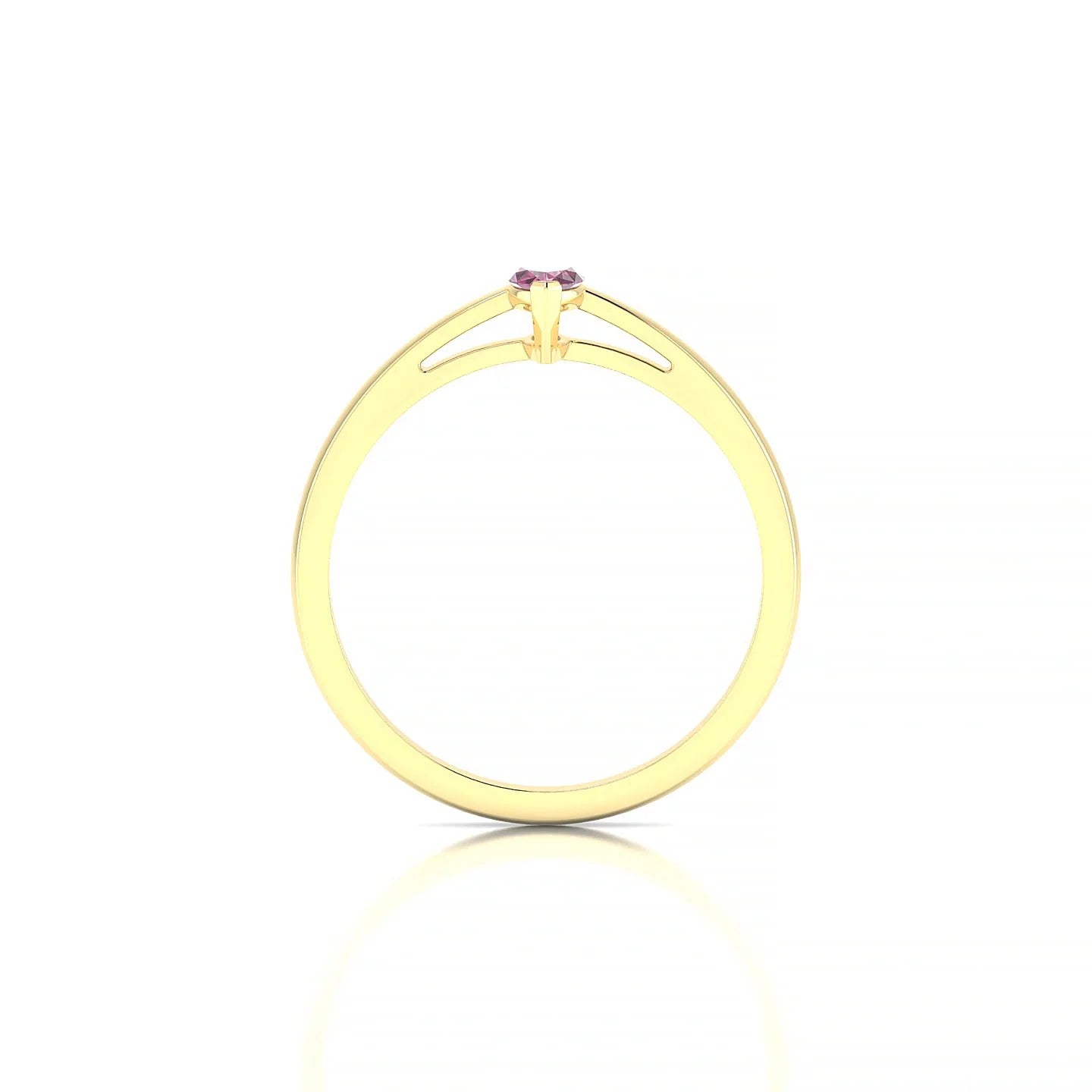 Zenith | 18k Yellow Gold 6 x 3 mm Marquise Rhodolite Ring