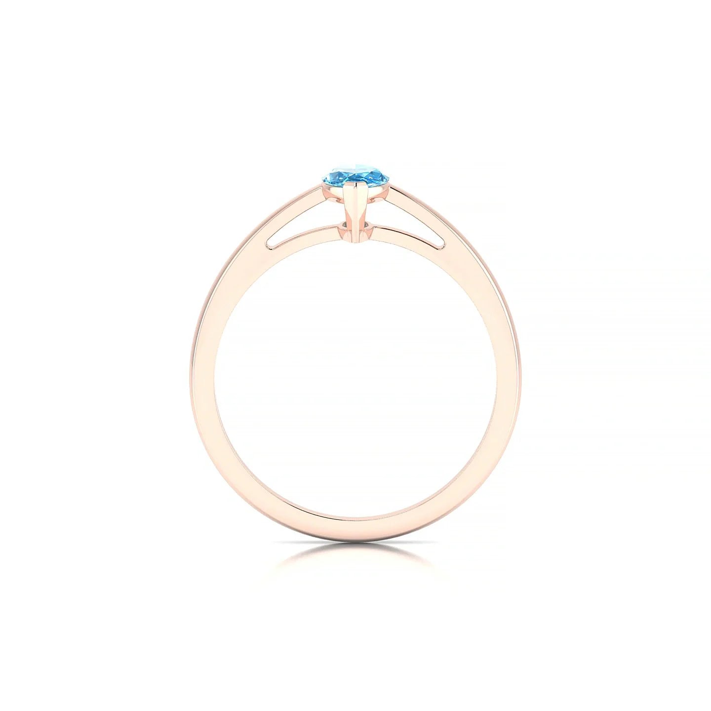 Zenith | 18k Rose Gold 8 x 4 mm Marquise Topaz Ring
