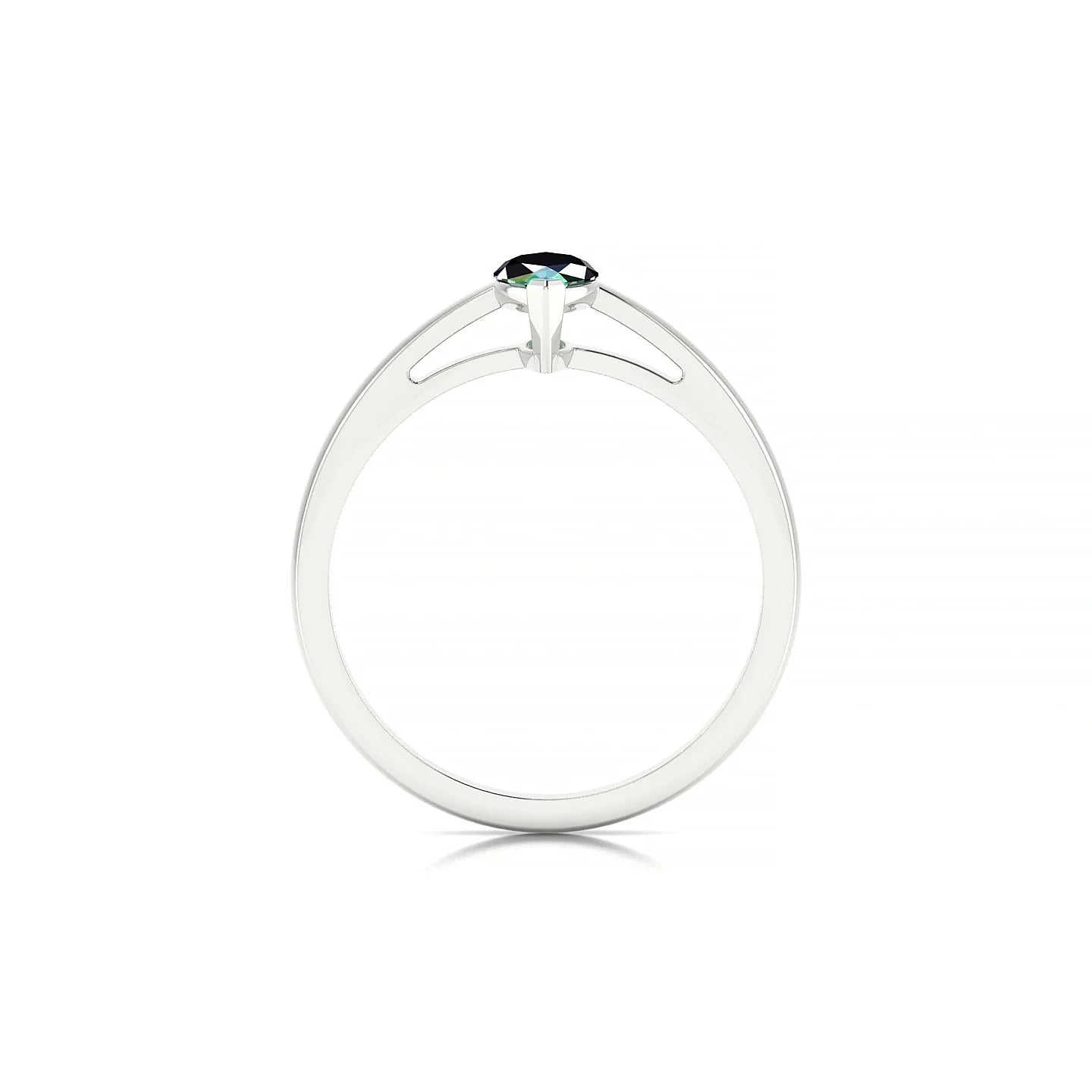 Zenith | 18k White Gold 8 x 4 mm Marquise Emerald Ring