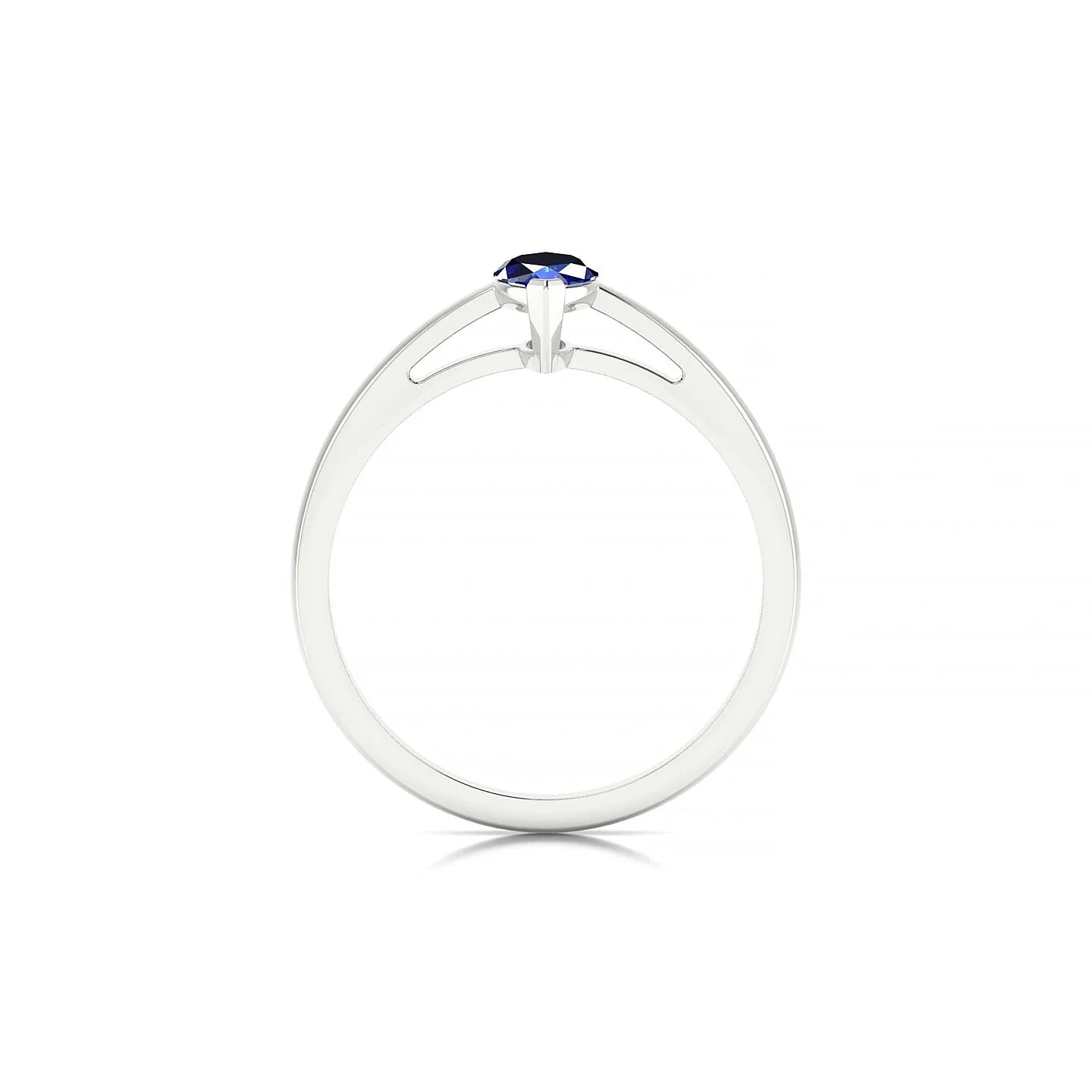 Zenith | 18k White Gold 8 x 4 mm Marquise Sapphire Ring