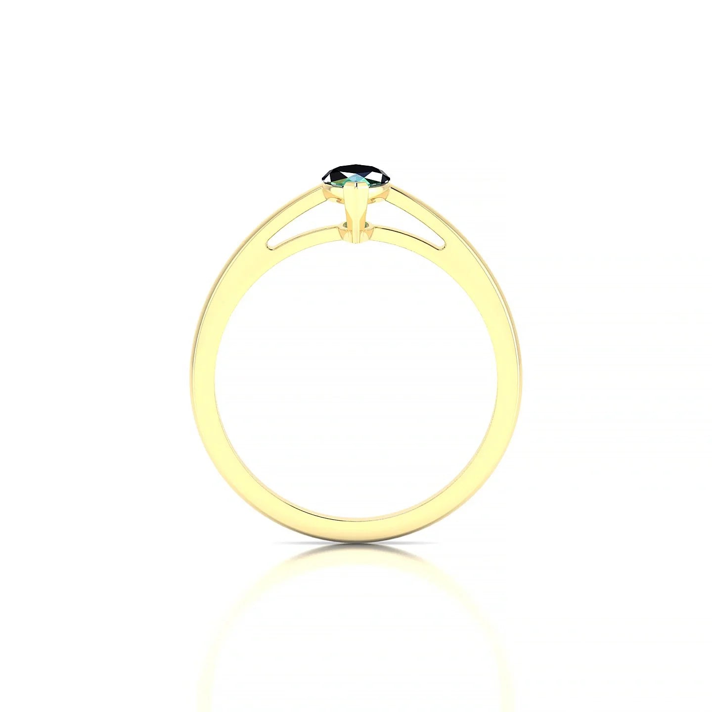 Zenith | 18k Yellow Gold 8 x 4 mm Marquise Emerald Ring