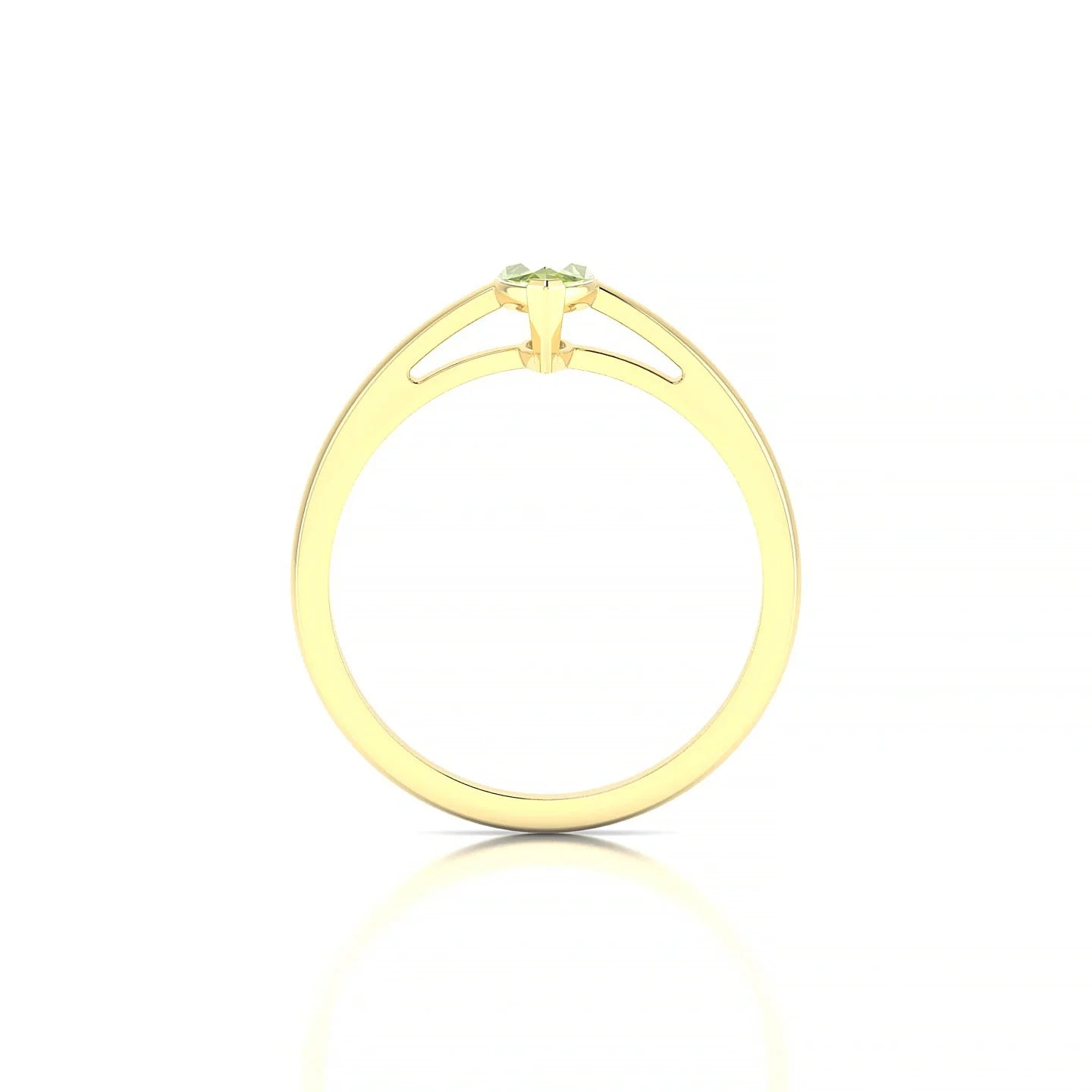 Zenith | 18k Yellow Gold 8 x 4 mm Marquise Peridot Ring