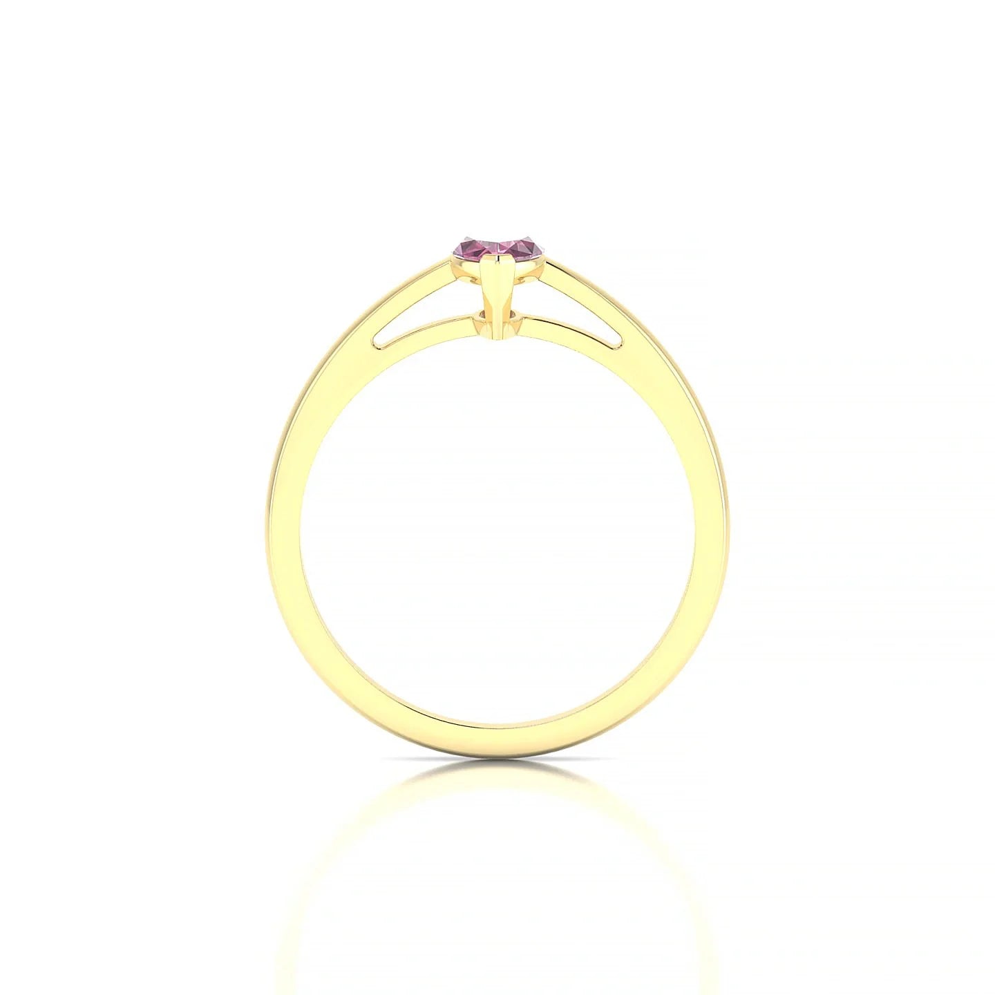 Zenith | 18k Yellow Gold 8 x 4 mm Marquise Rhodolite Ring