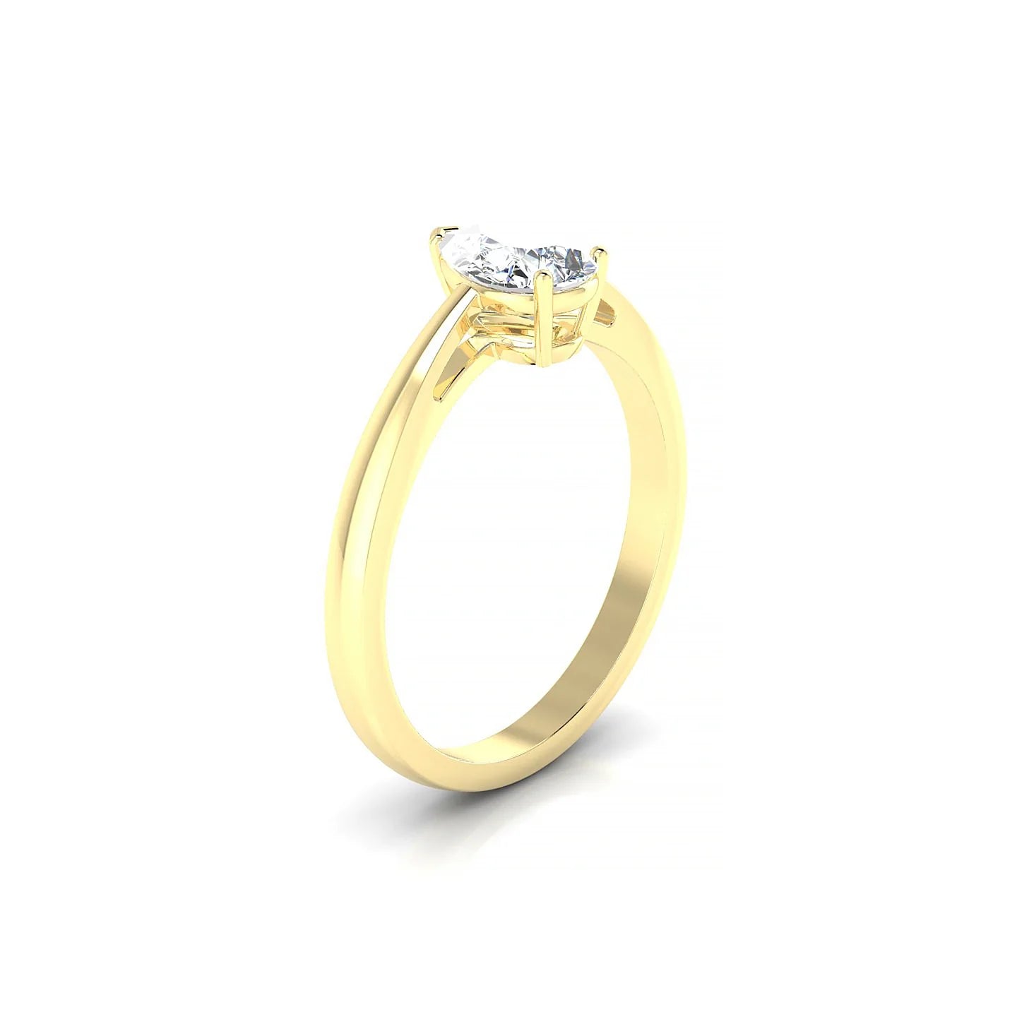 Zenith | 18k Yellow Gold 7 x 5 mm Pear Diamond Ring